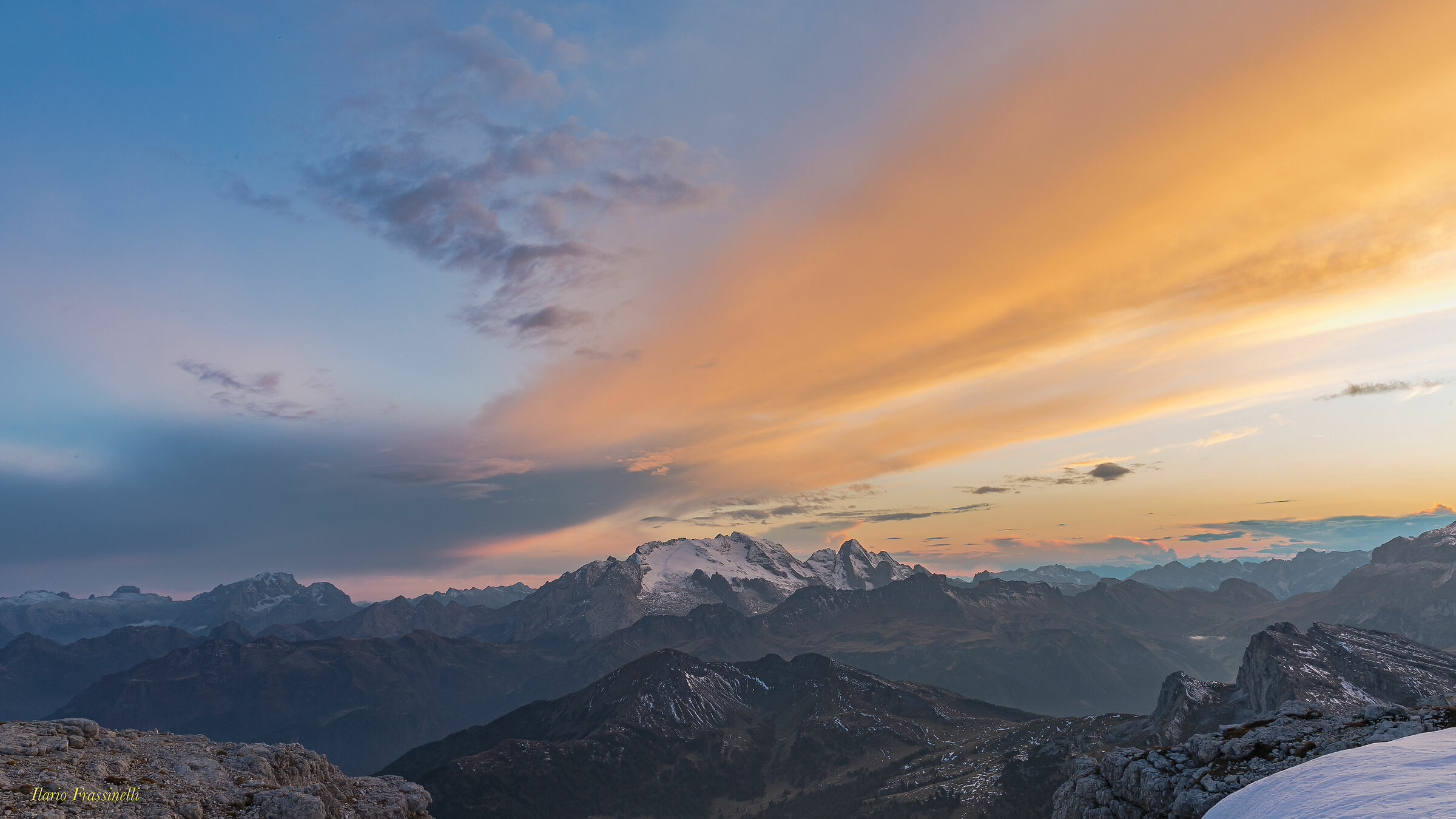 From the Lagazuoi-Dolomiti hut