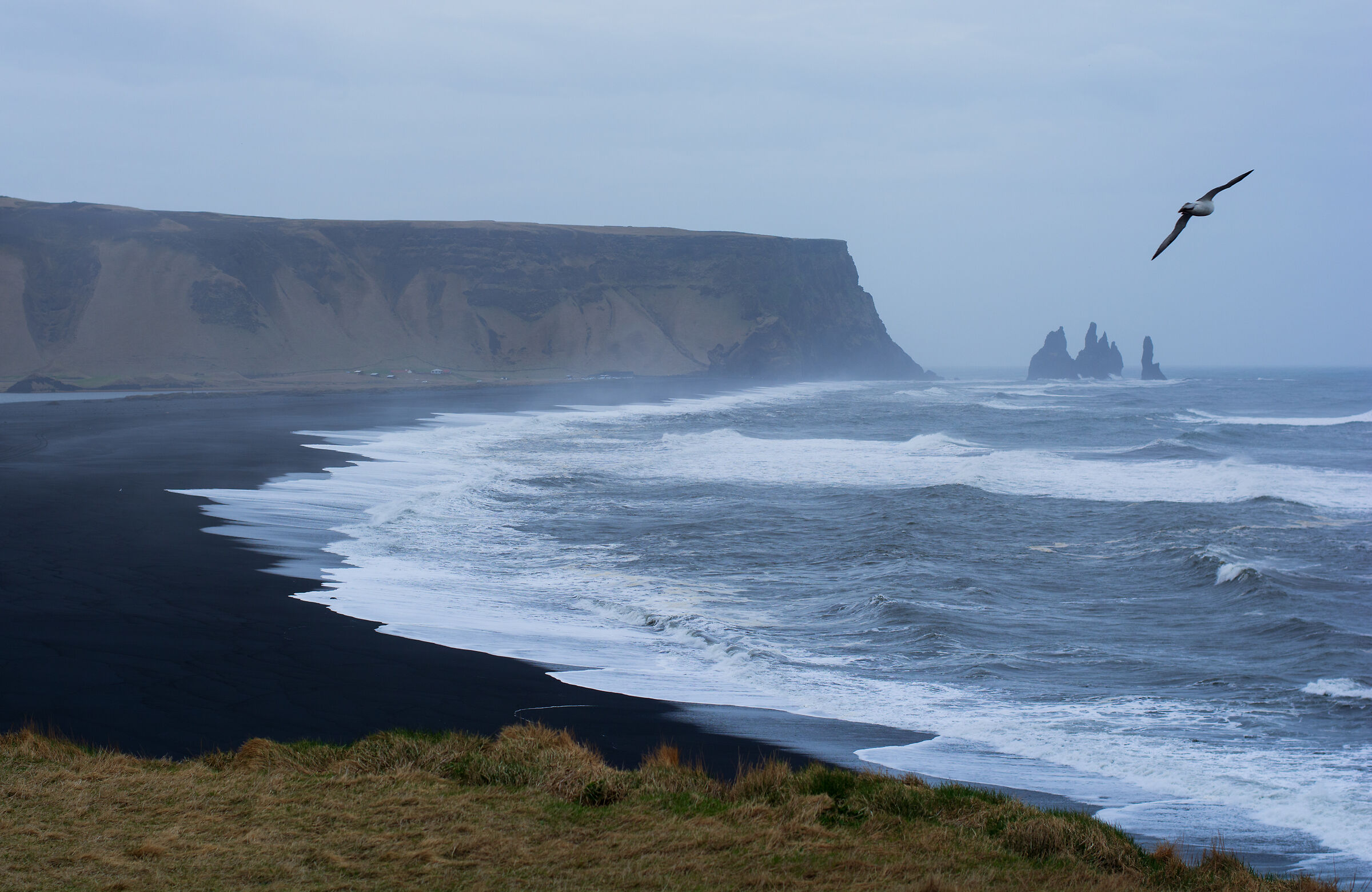 View on Reynisfjara Beach