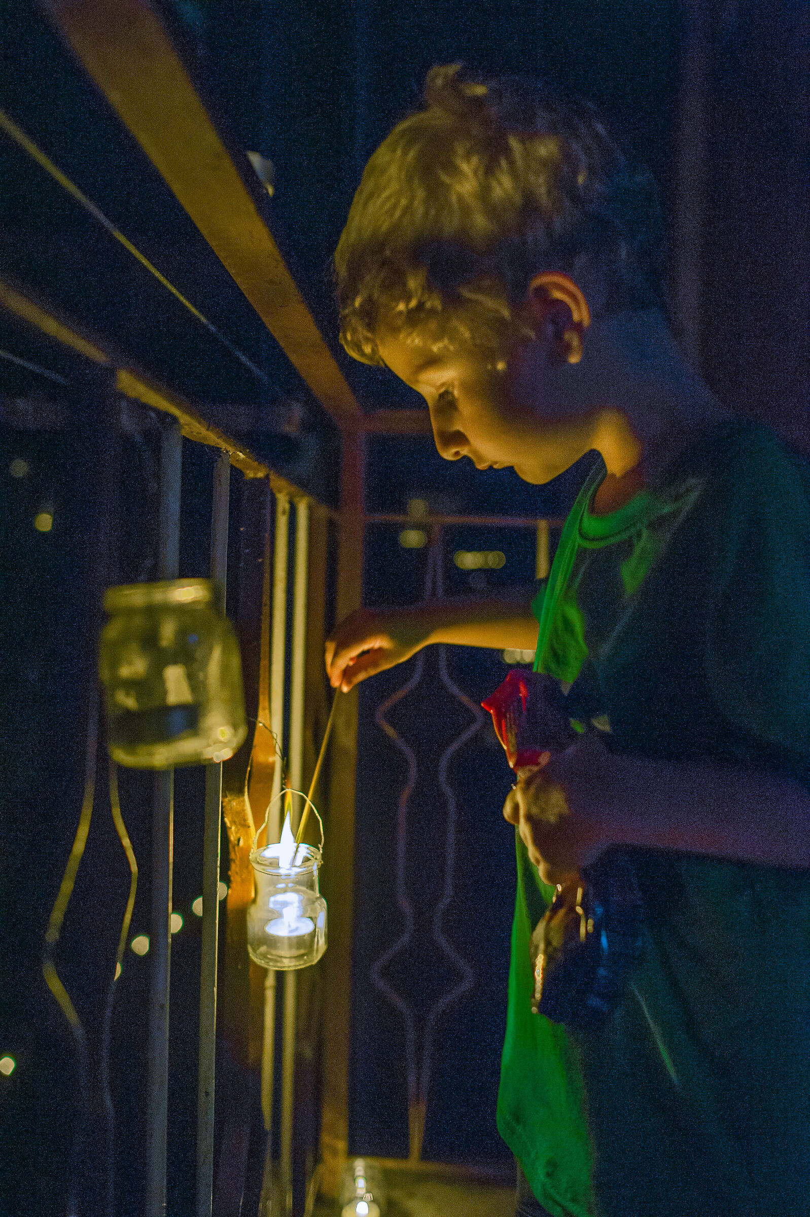 notte delle candele vallerano