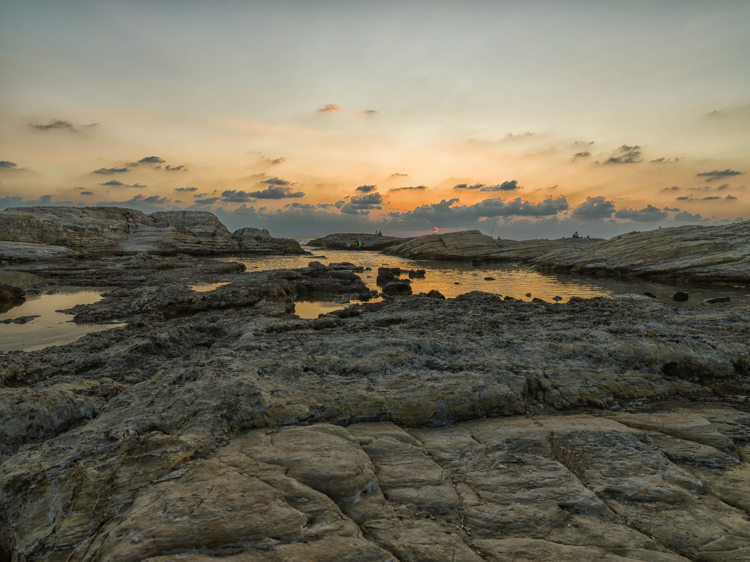 Tramonto, Mare e Rocce