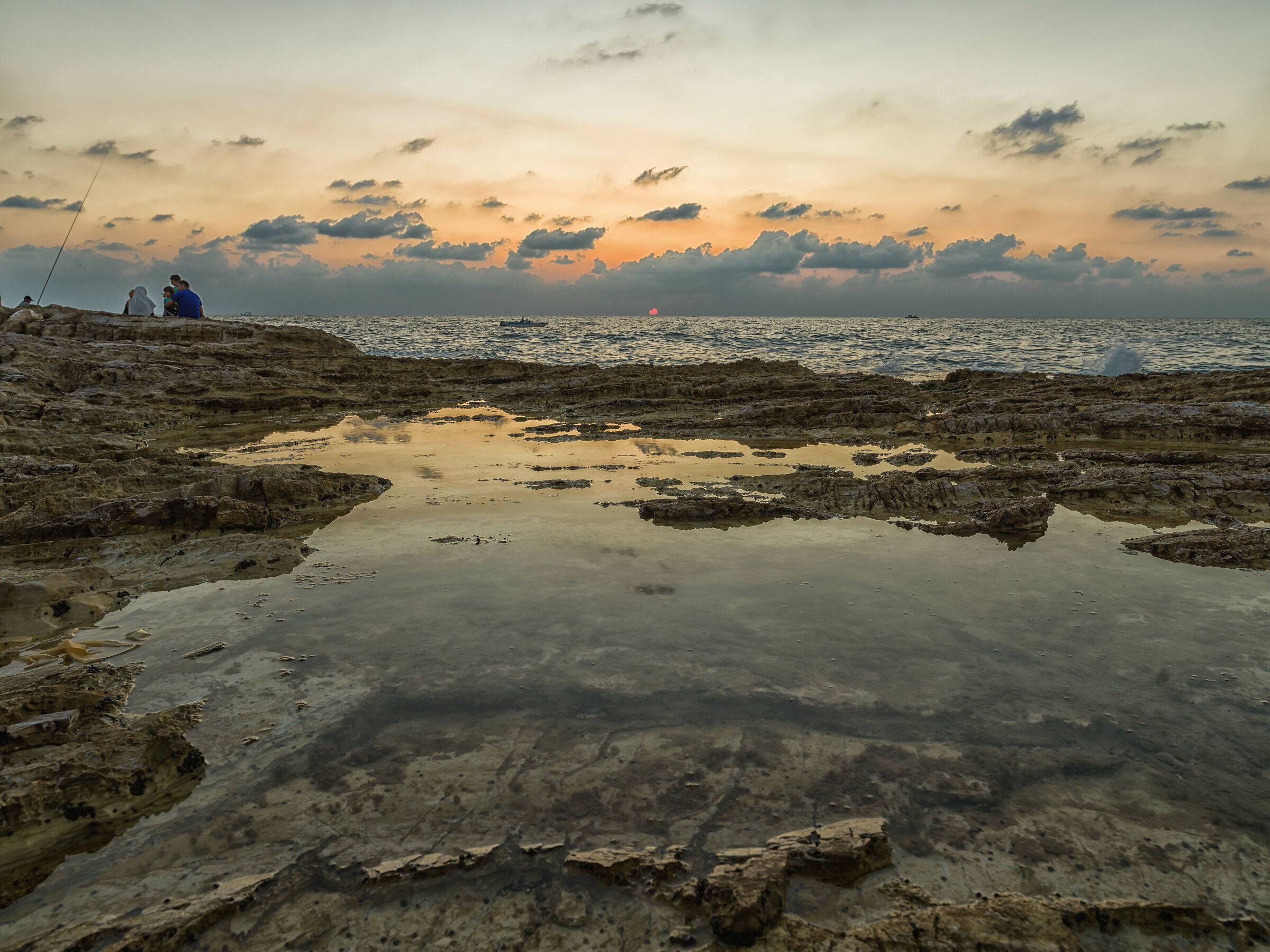 Sunset , Sea and Rocks