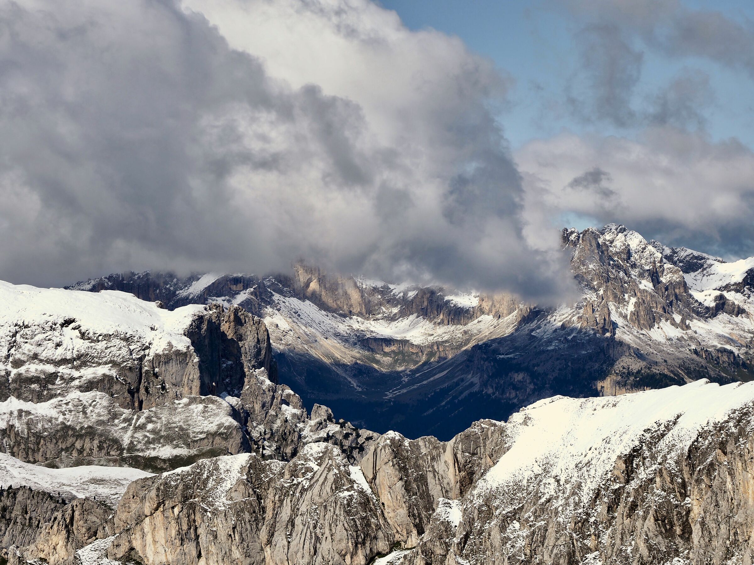 Suddenly. the peaks