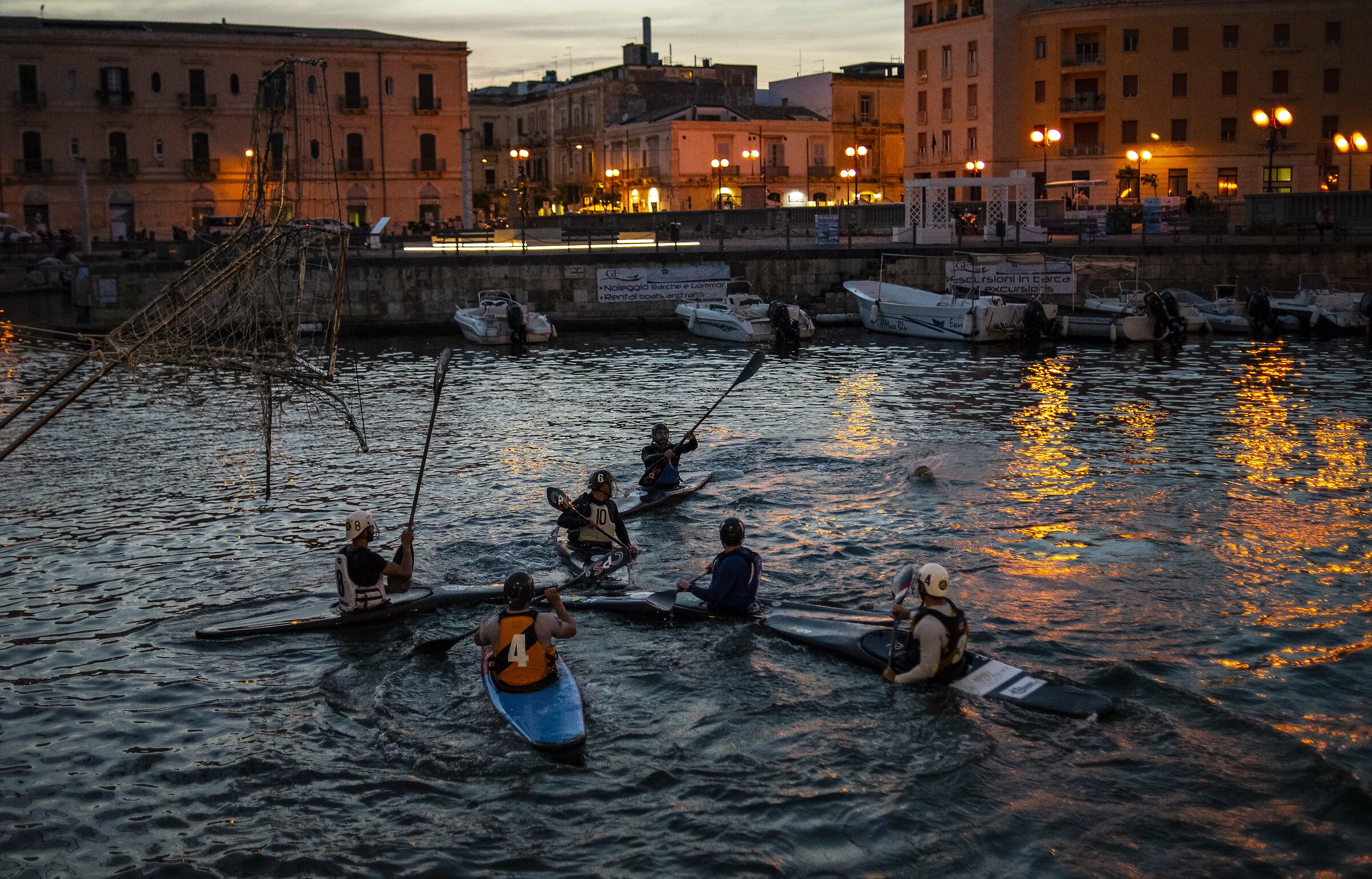 Canoa Polo a Ortigia (Siracusa)