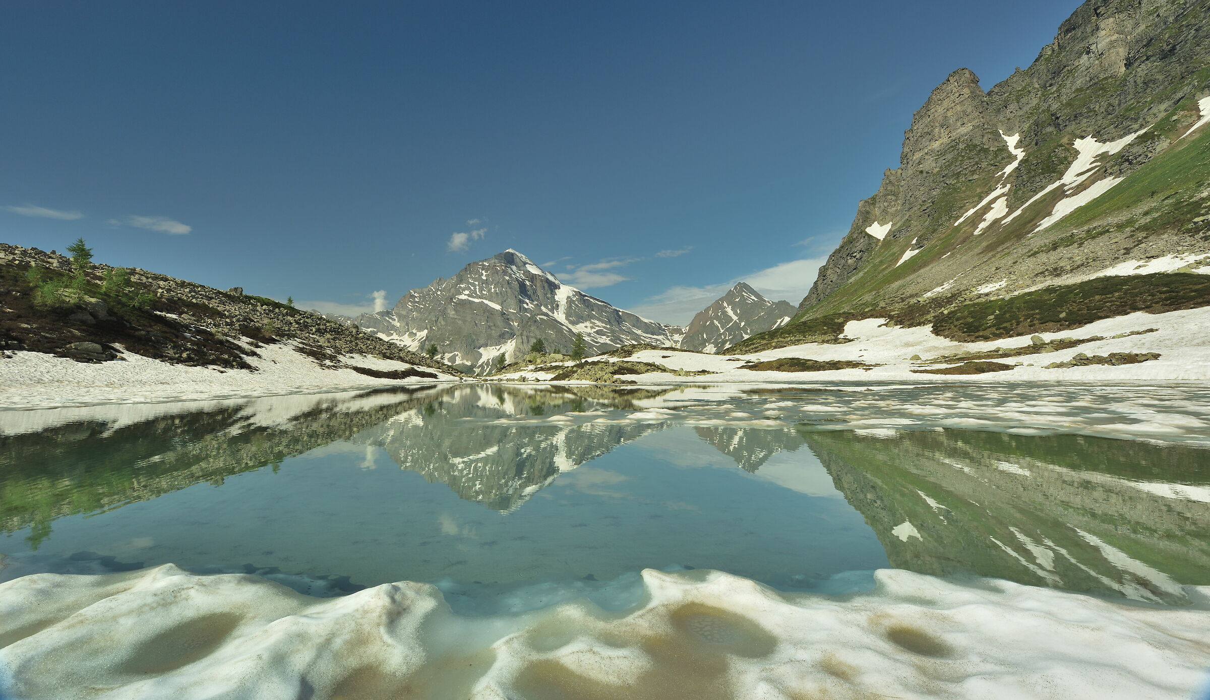Lago Bianco Alpe Veglia m 2153
