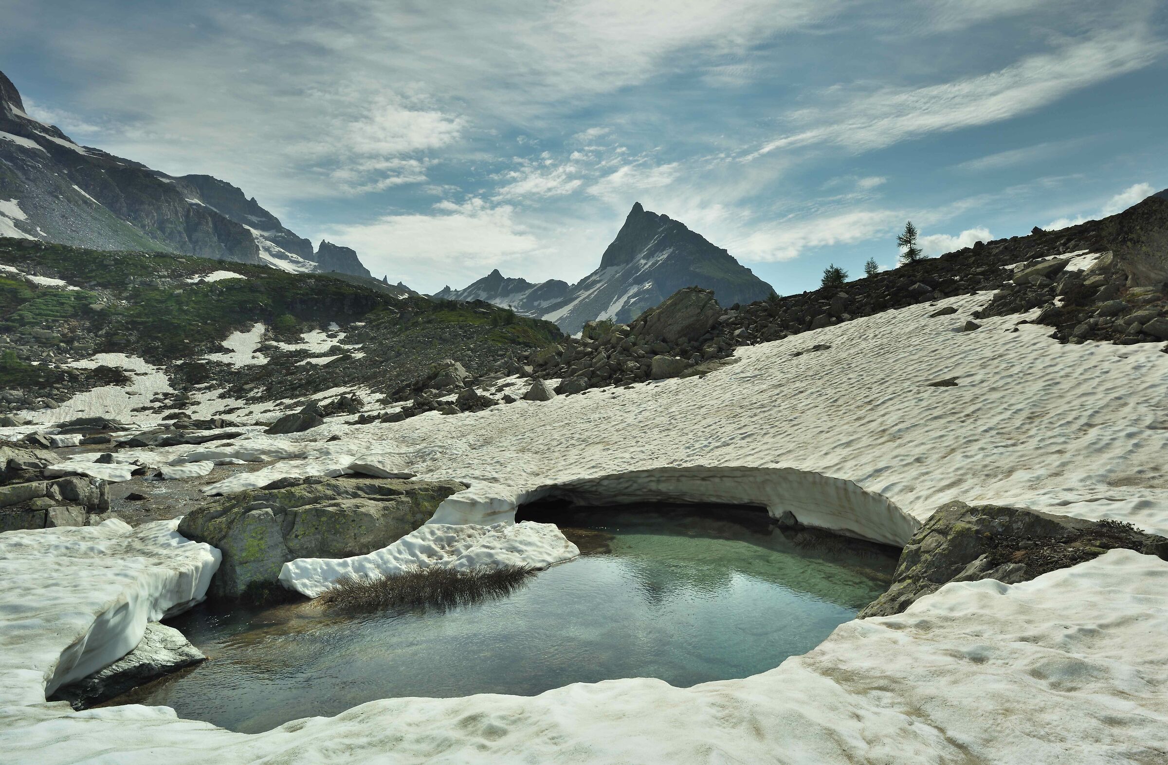 Lago Bianco Alpe Veglia m 2153