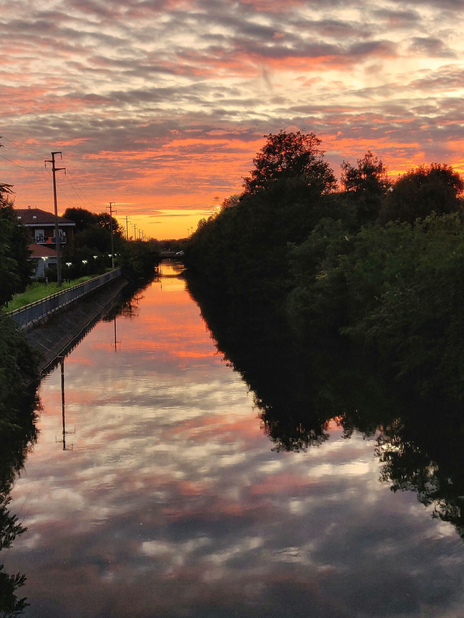 Tramonto a Garbagnate Milanese