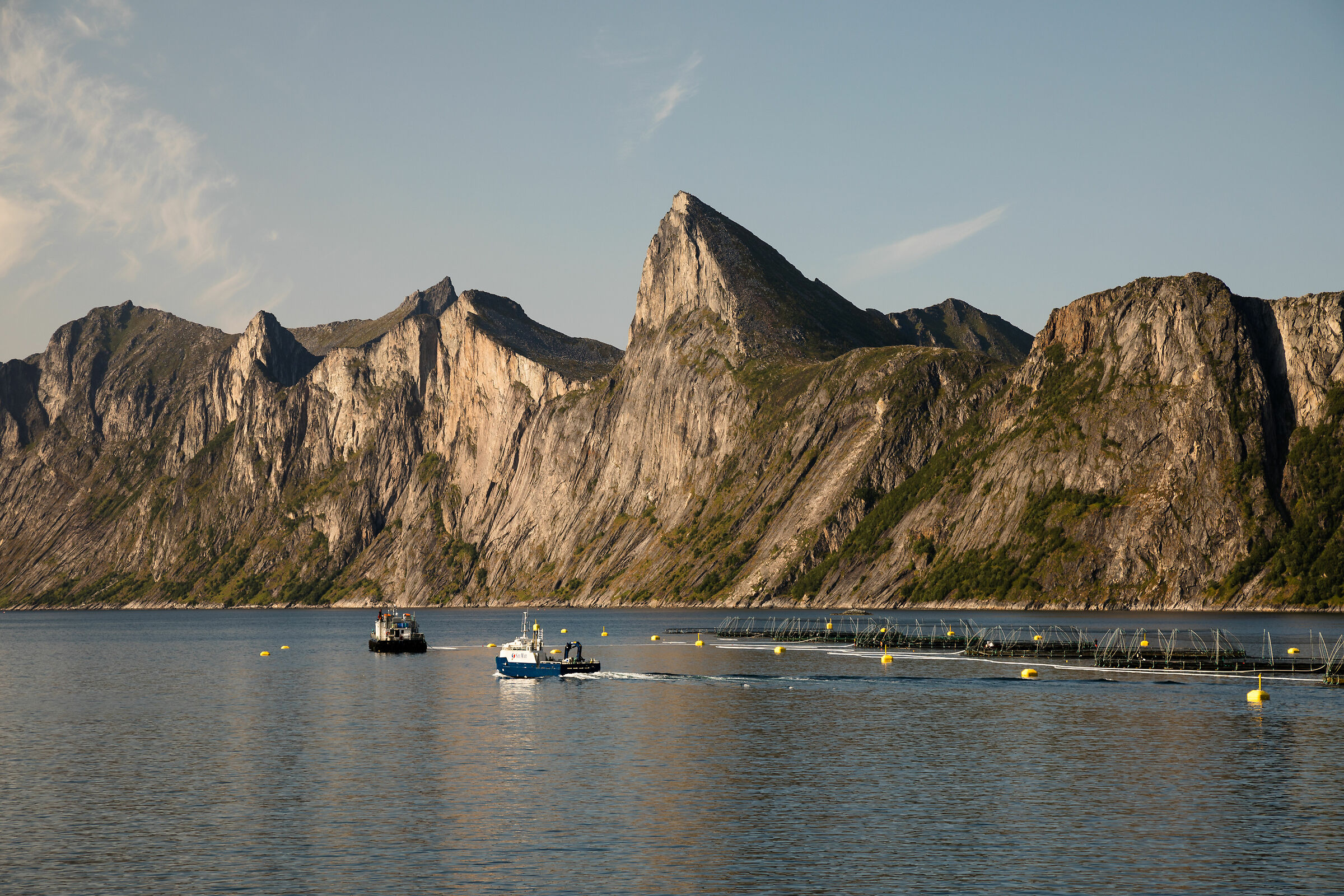 Two views of Mount Segla, from SW