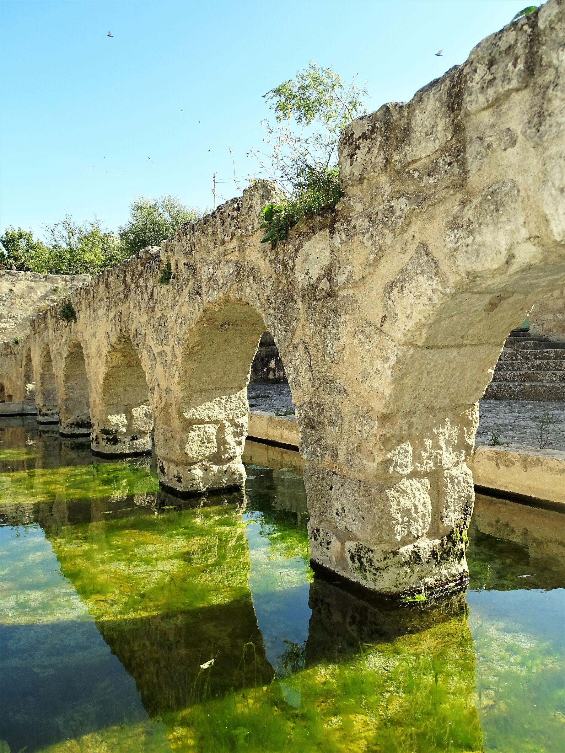 Remains of Roman aqueduct