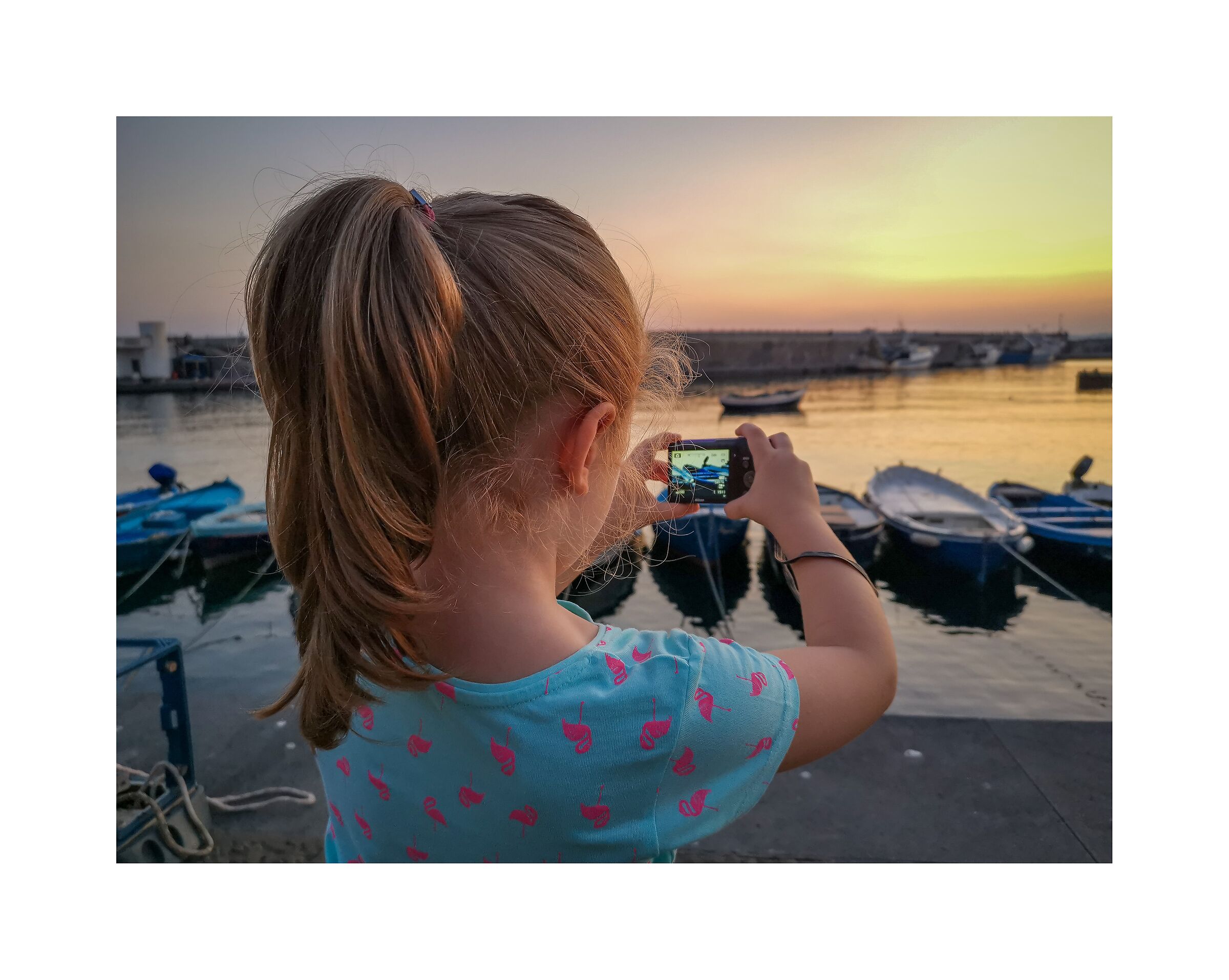 La passione per le foto al tramonto