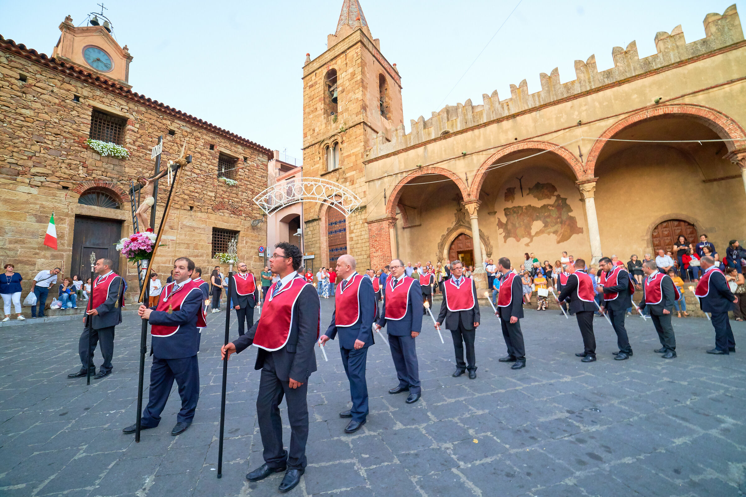 In piazza