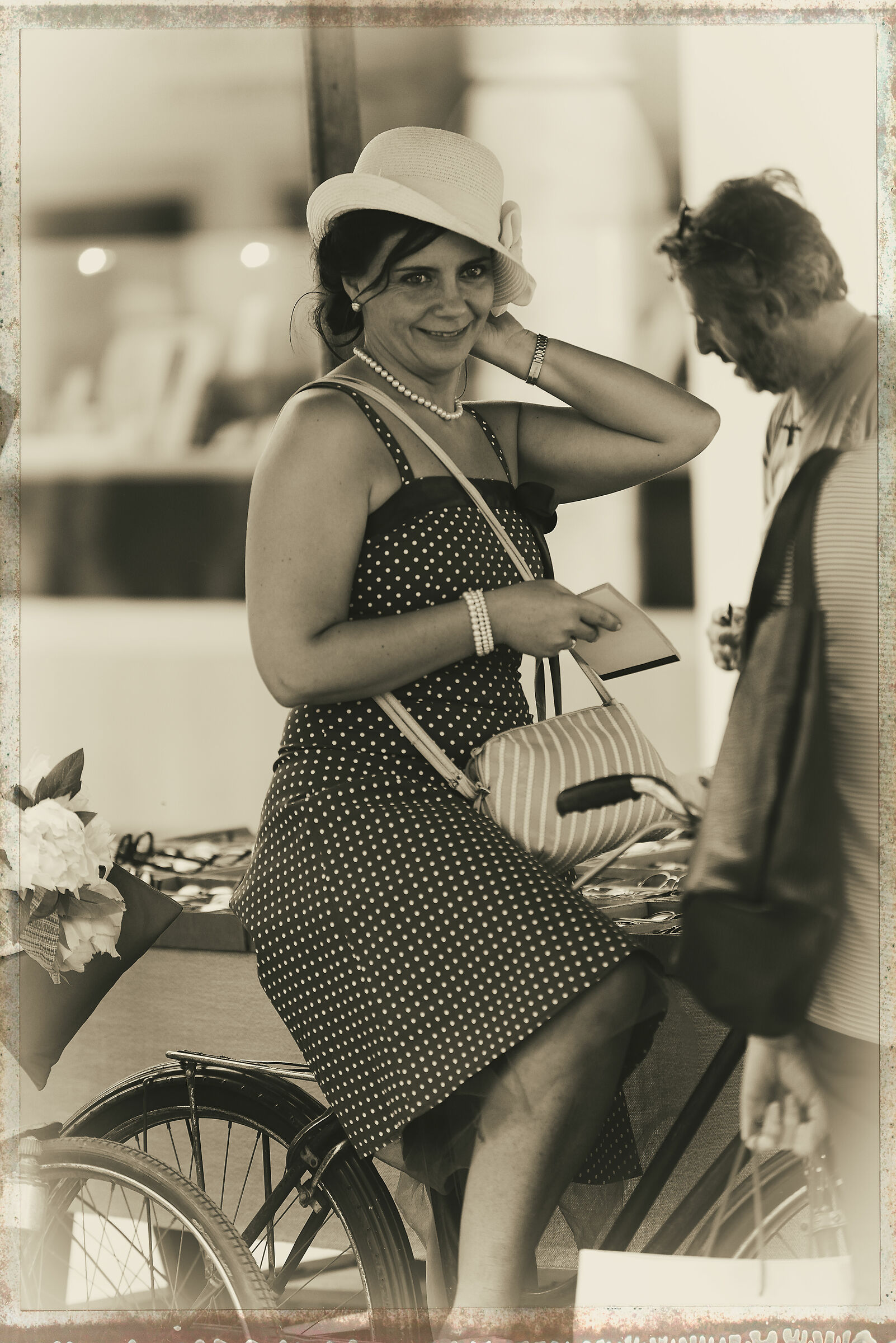 Vintage on bike