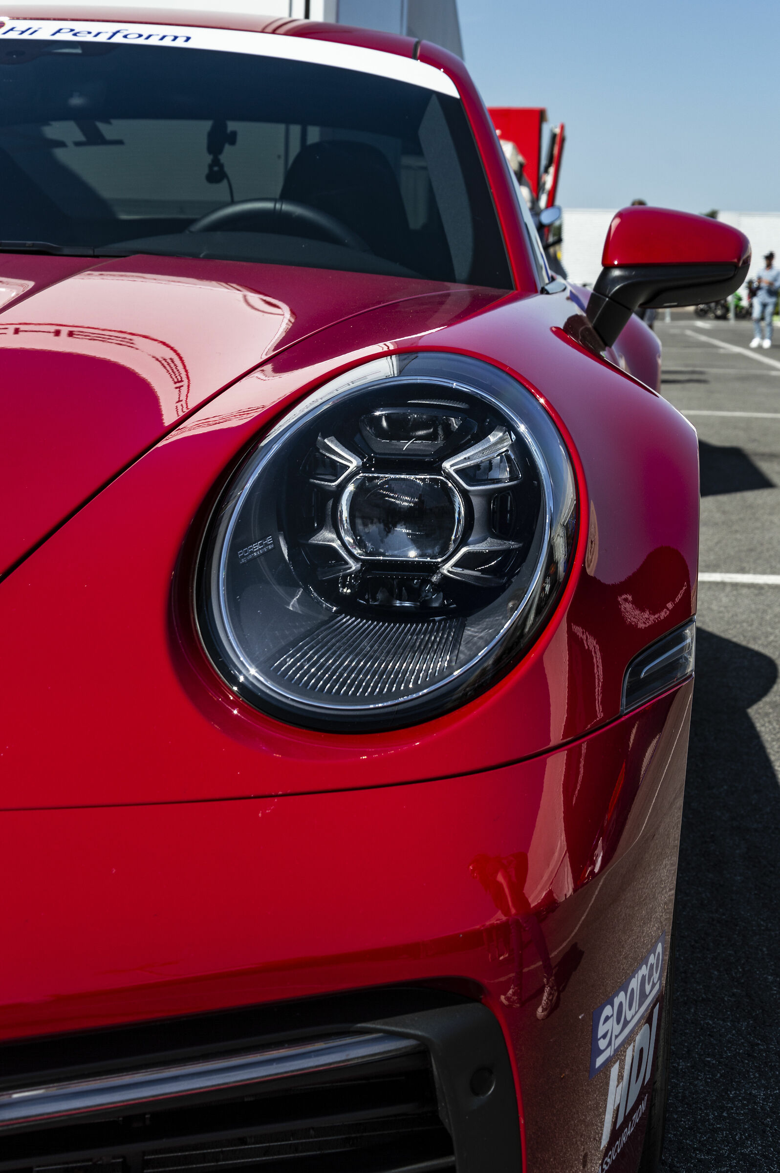 Red Porsche