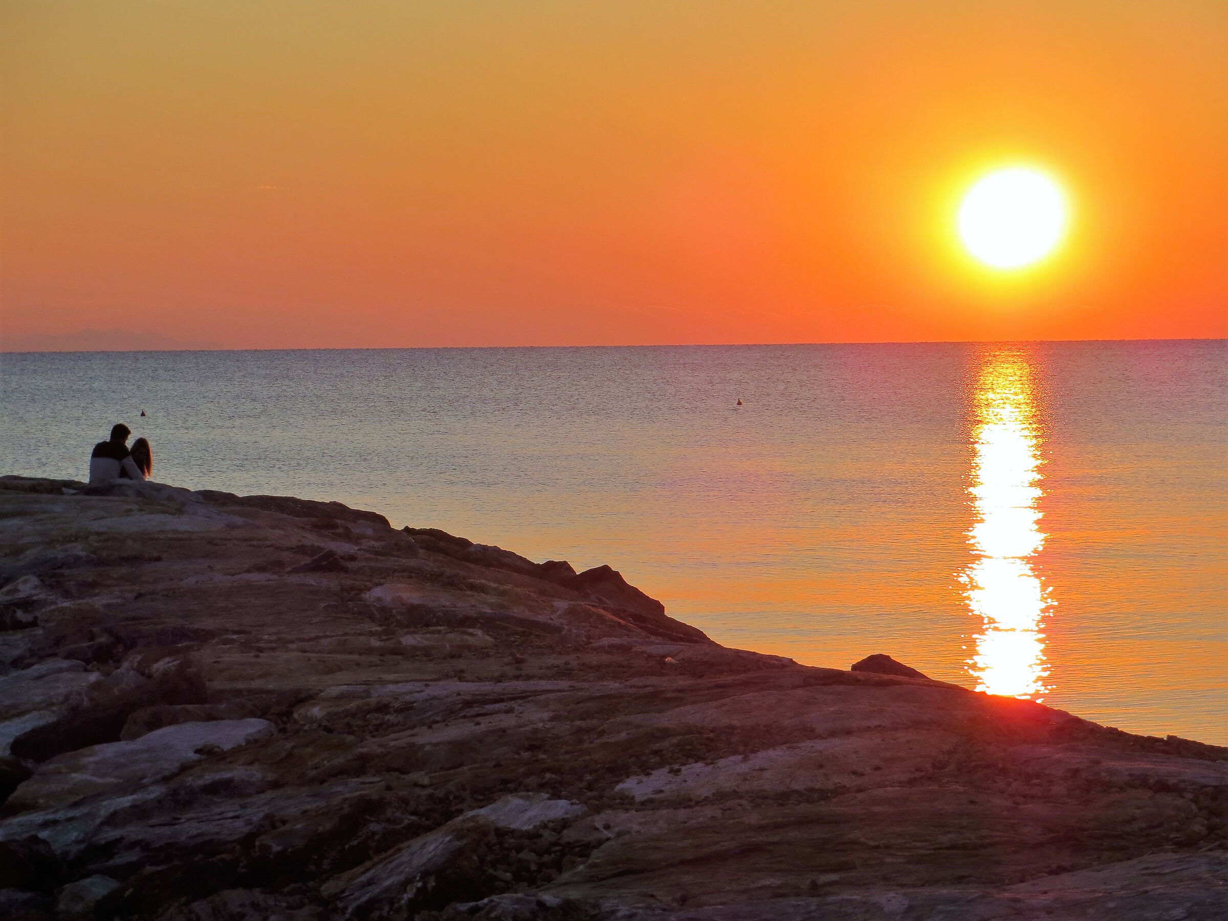 in love at sunset