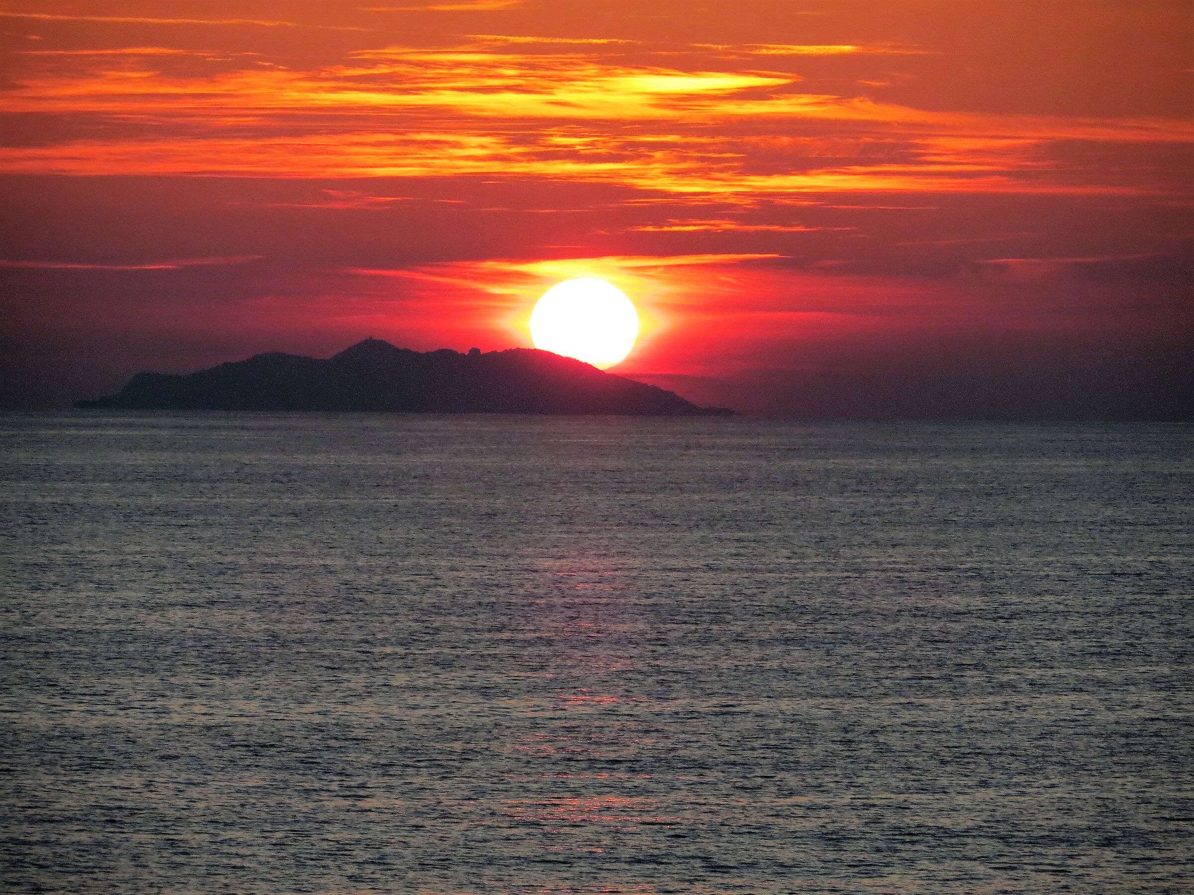 sunset at the Gorgona