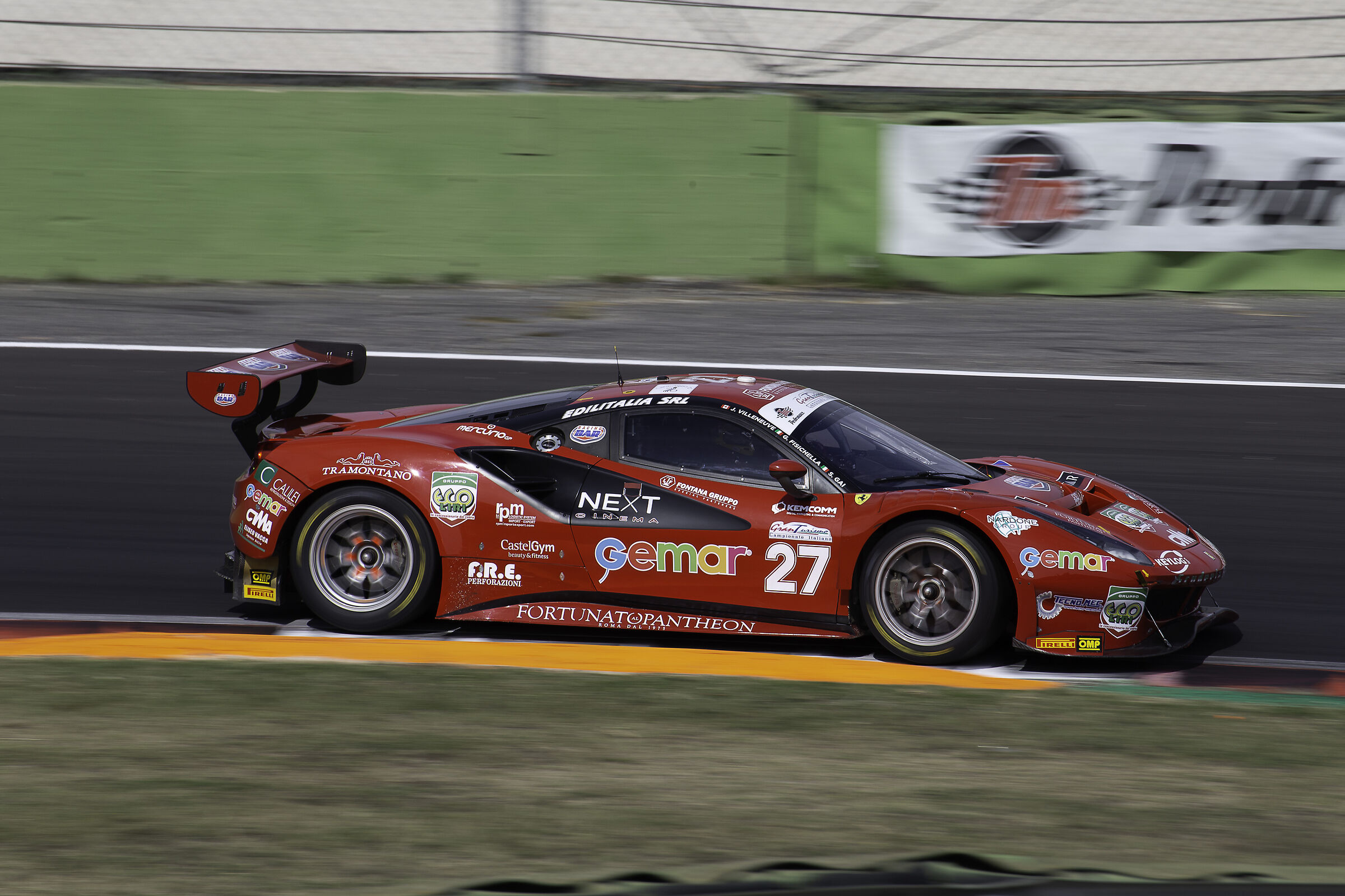 Ferrari 488 GT3 Sc.Baldini Fisichella-Gai-Villeneuve