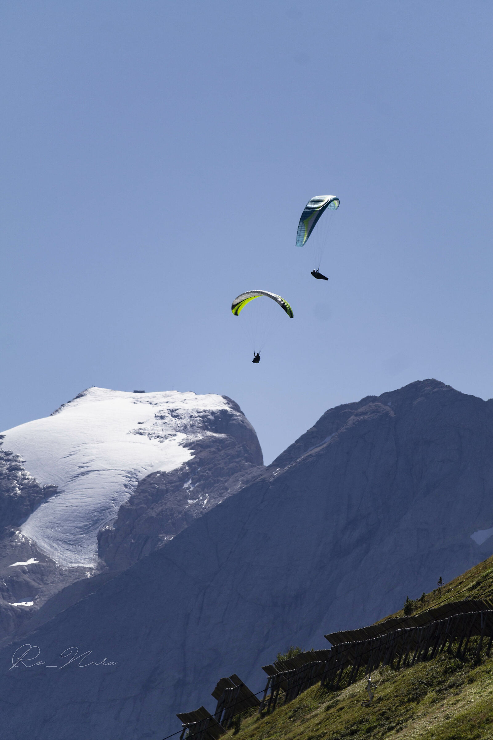 "pushing into the void while hovering."