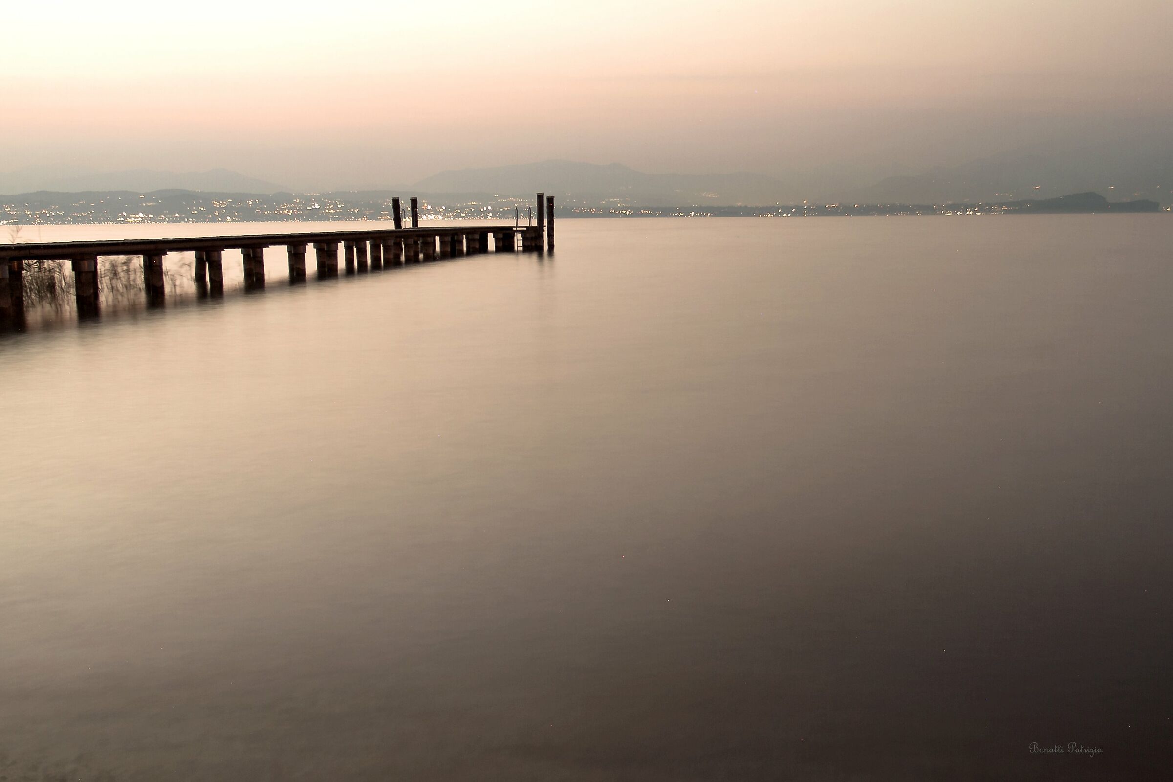 Sunset over the Garda