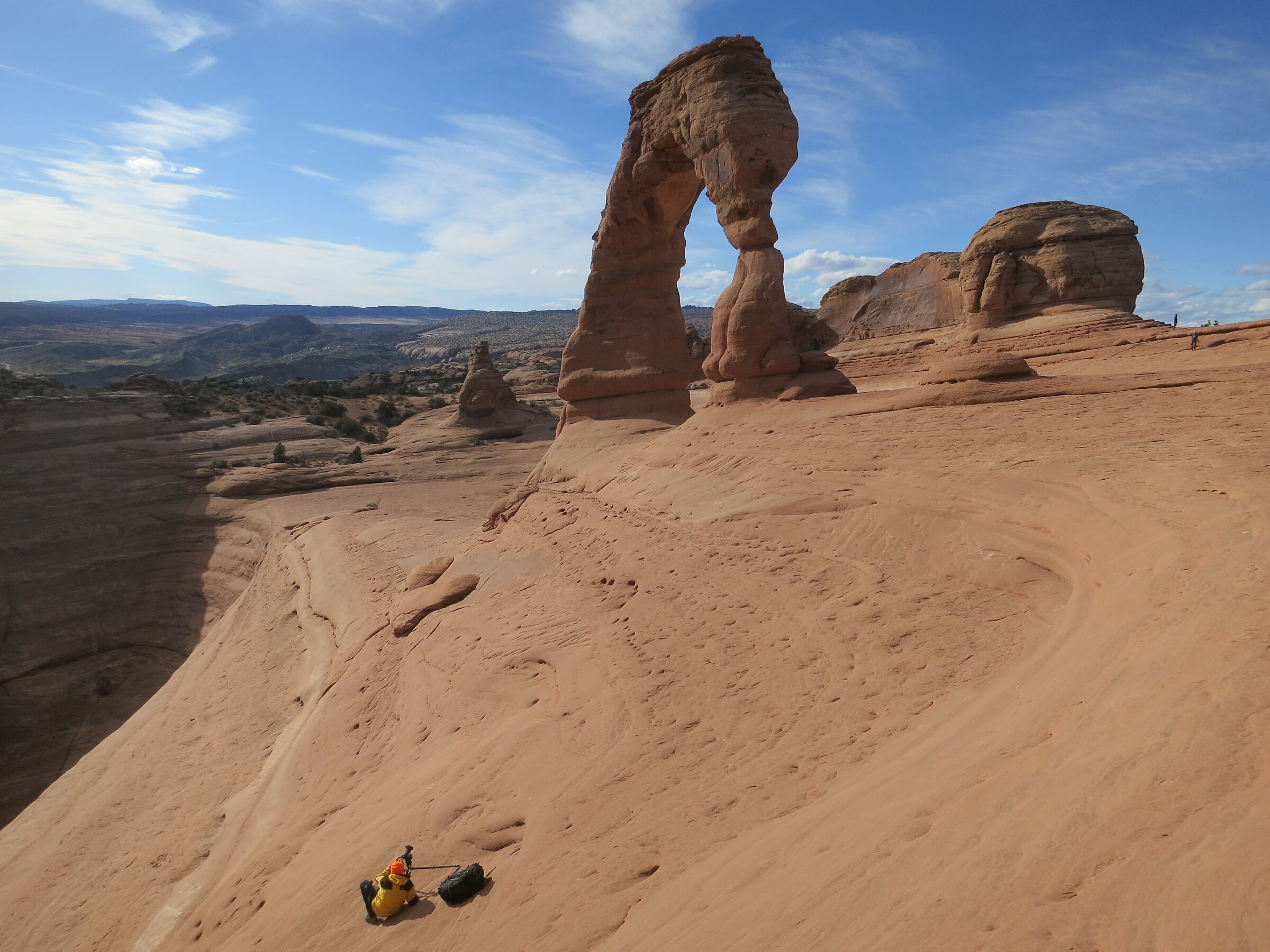 Behind Delicate Arch