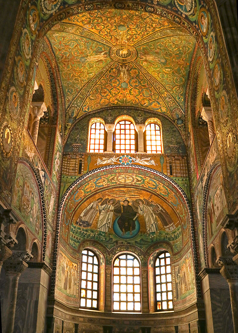 SanVitale ,i mosaici.