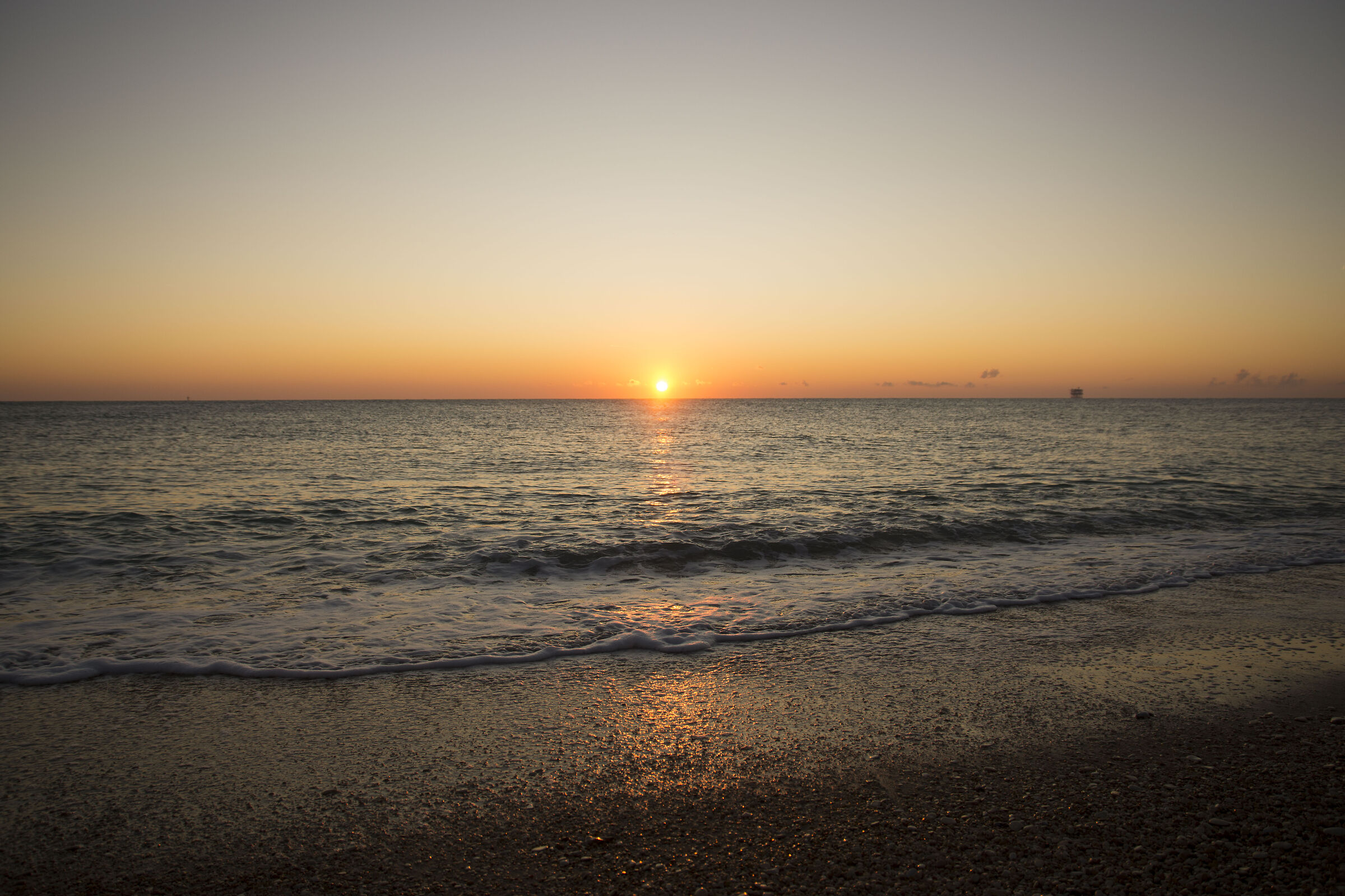 the water is coloured