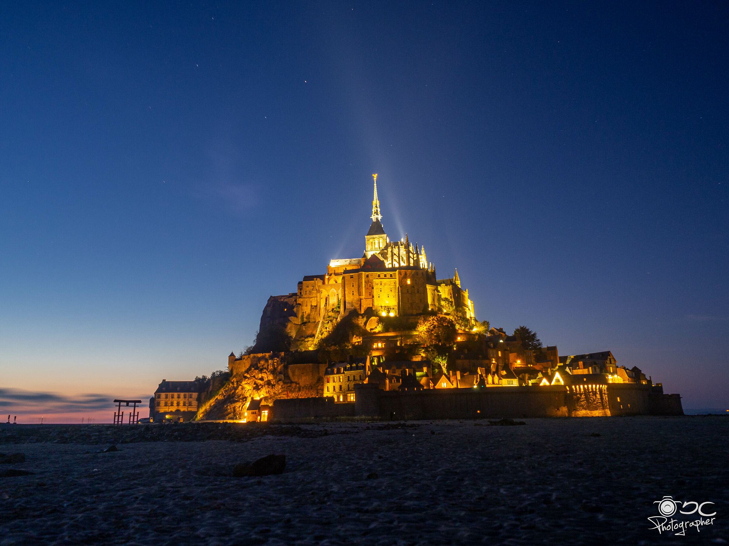 Sunset at Le Mont Saint Michel