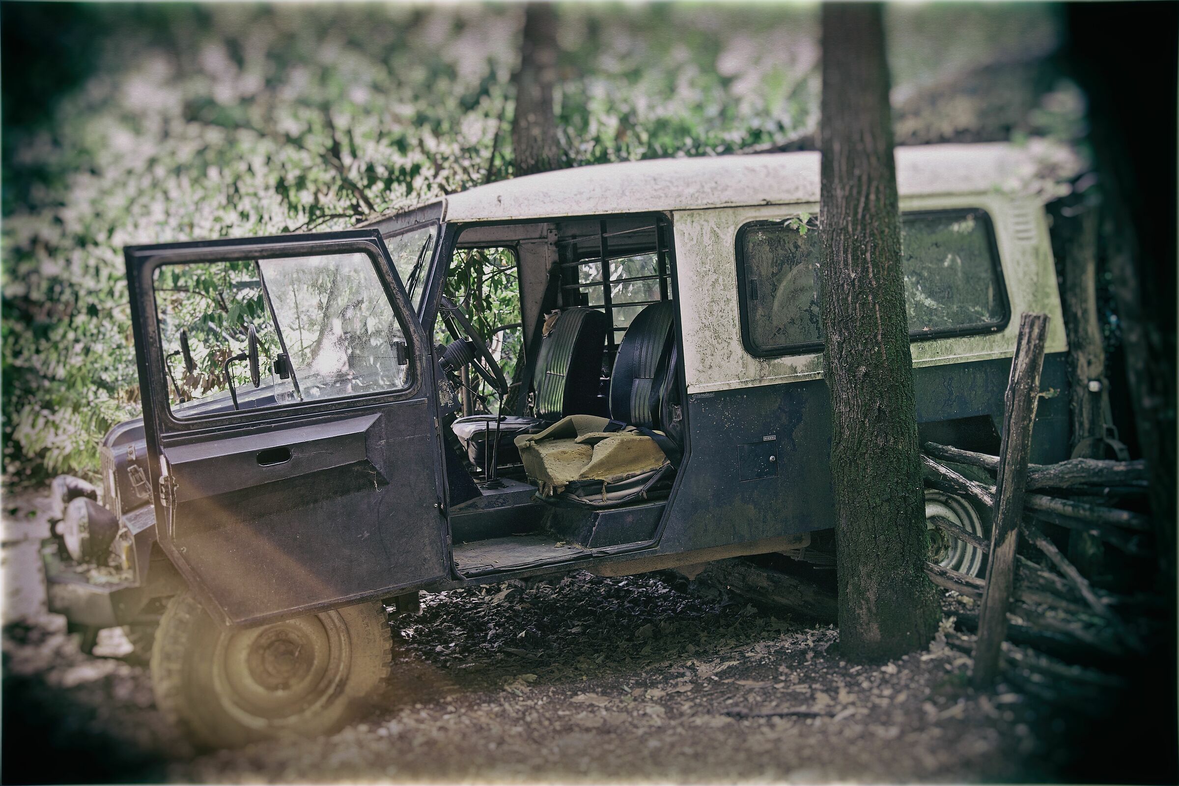 abandoned jeep