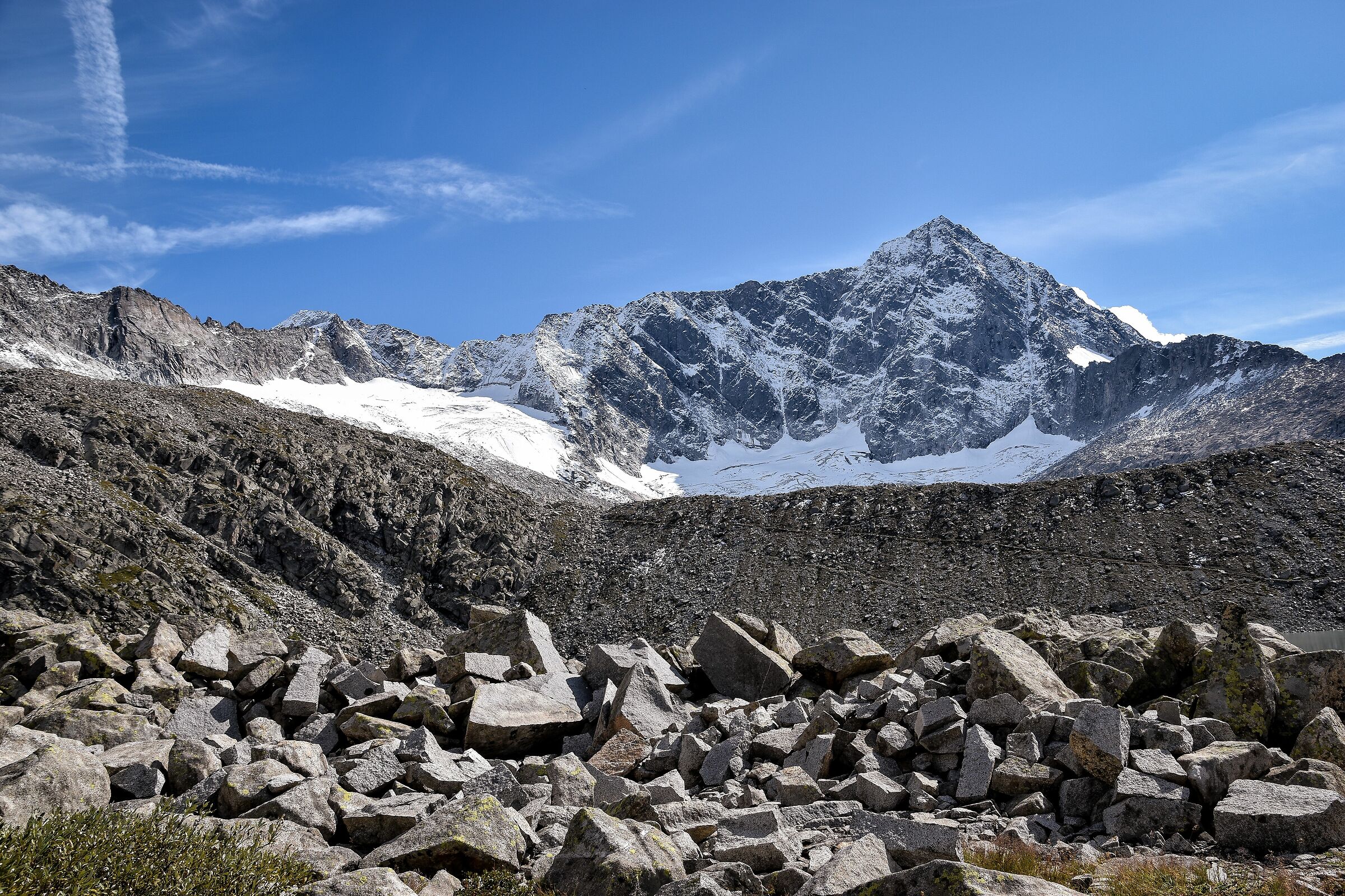 At the foot of the Adamello