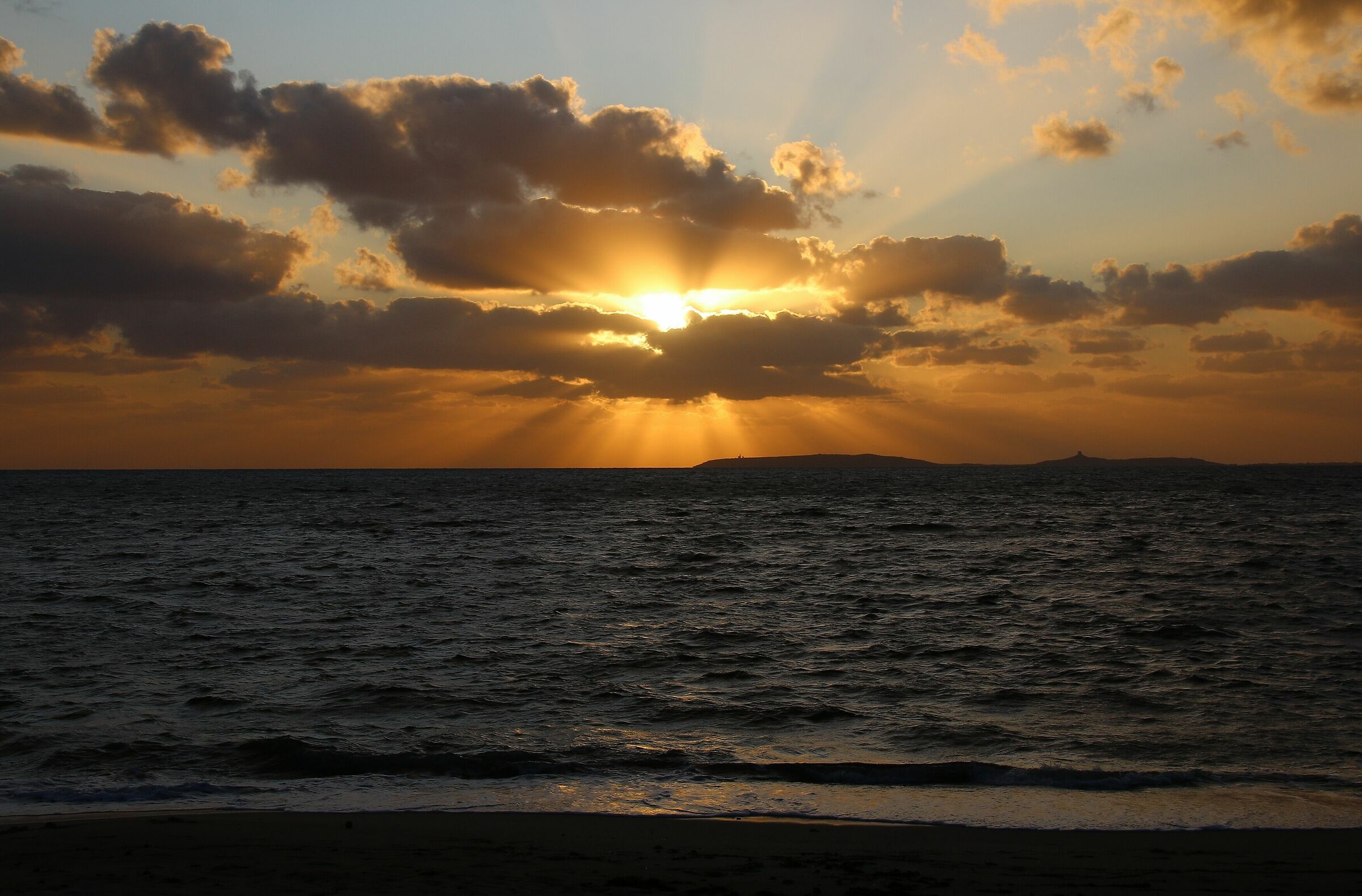 Sunset over the gulf (OR)