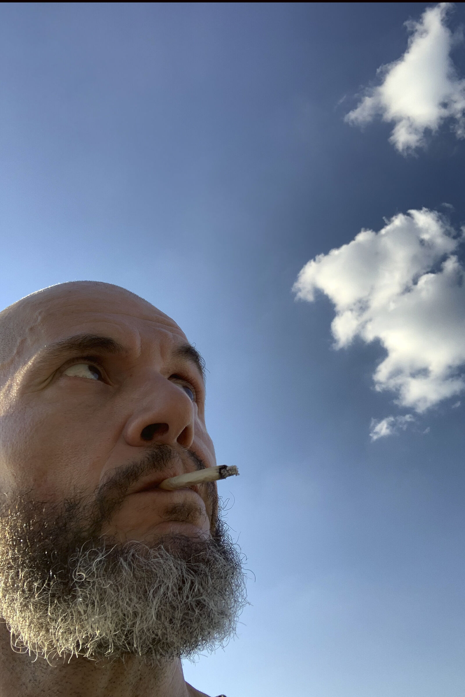 always in the clouds