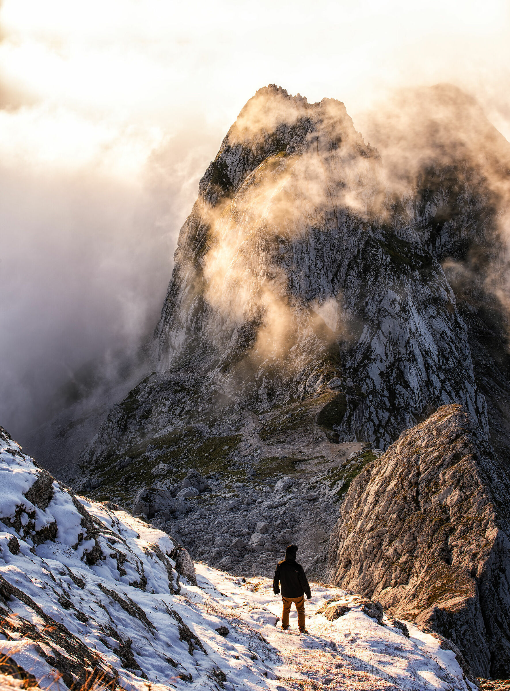 Mangart first sno omino