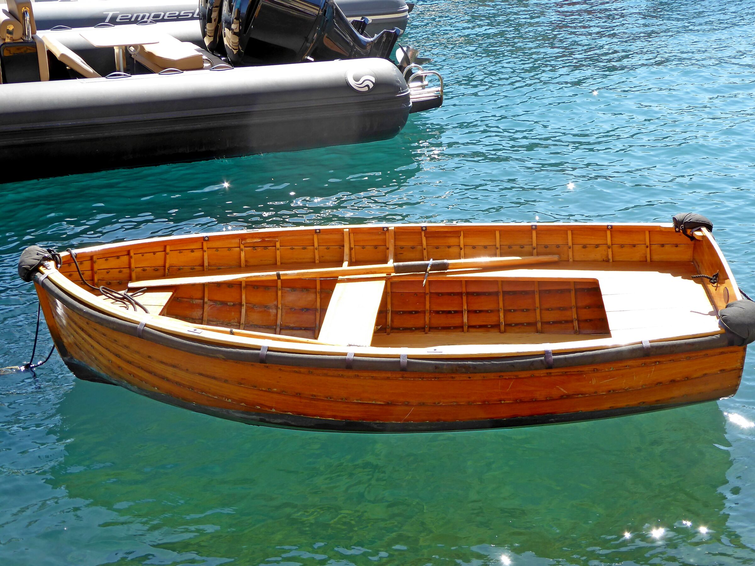 nel porticciolo di Portofino