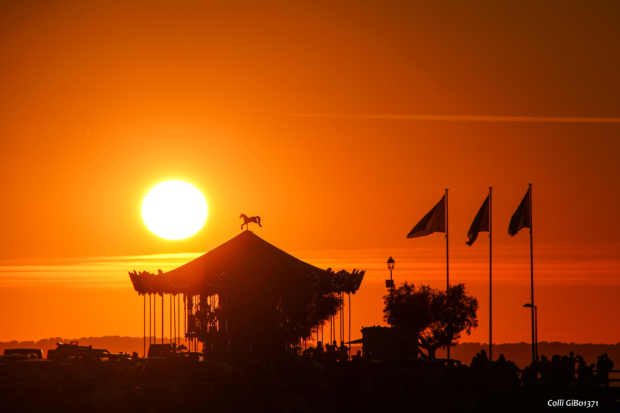 Tramonto ad Arcachon (Francia)