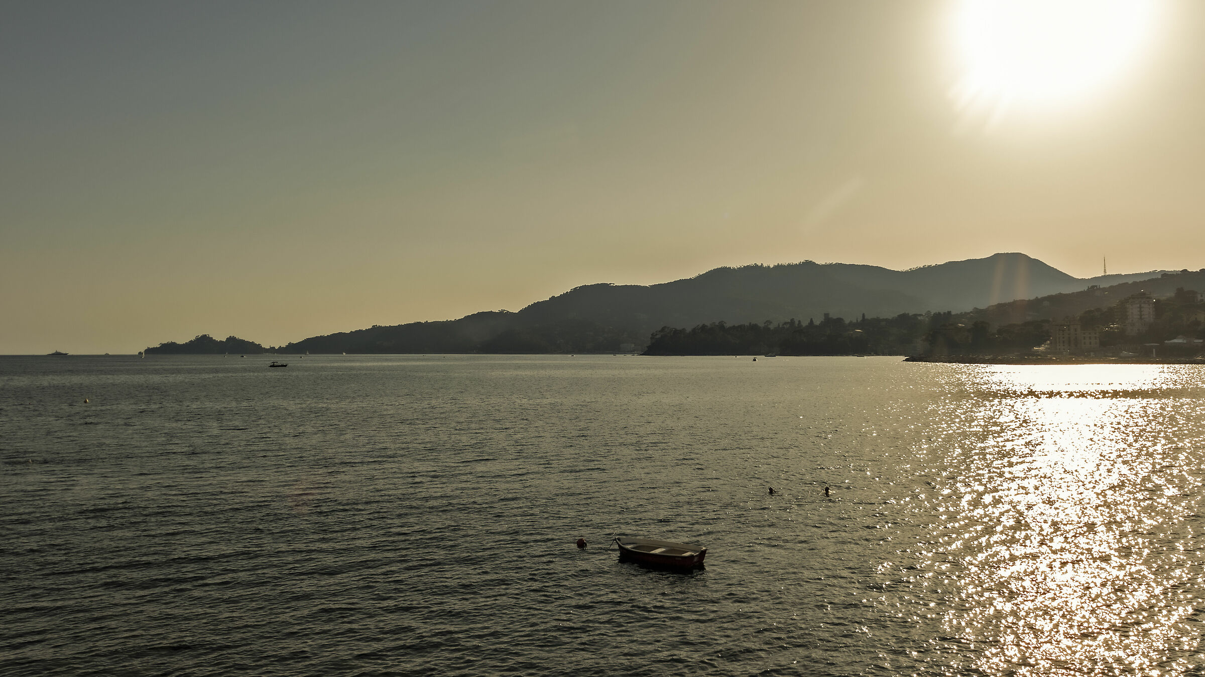 As long as the boat goes