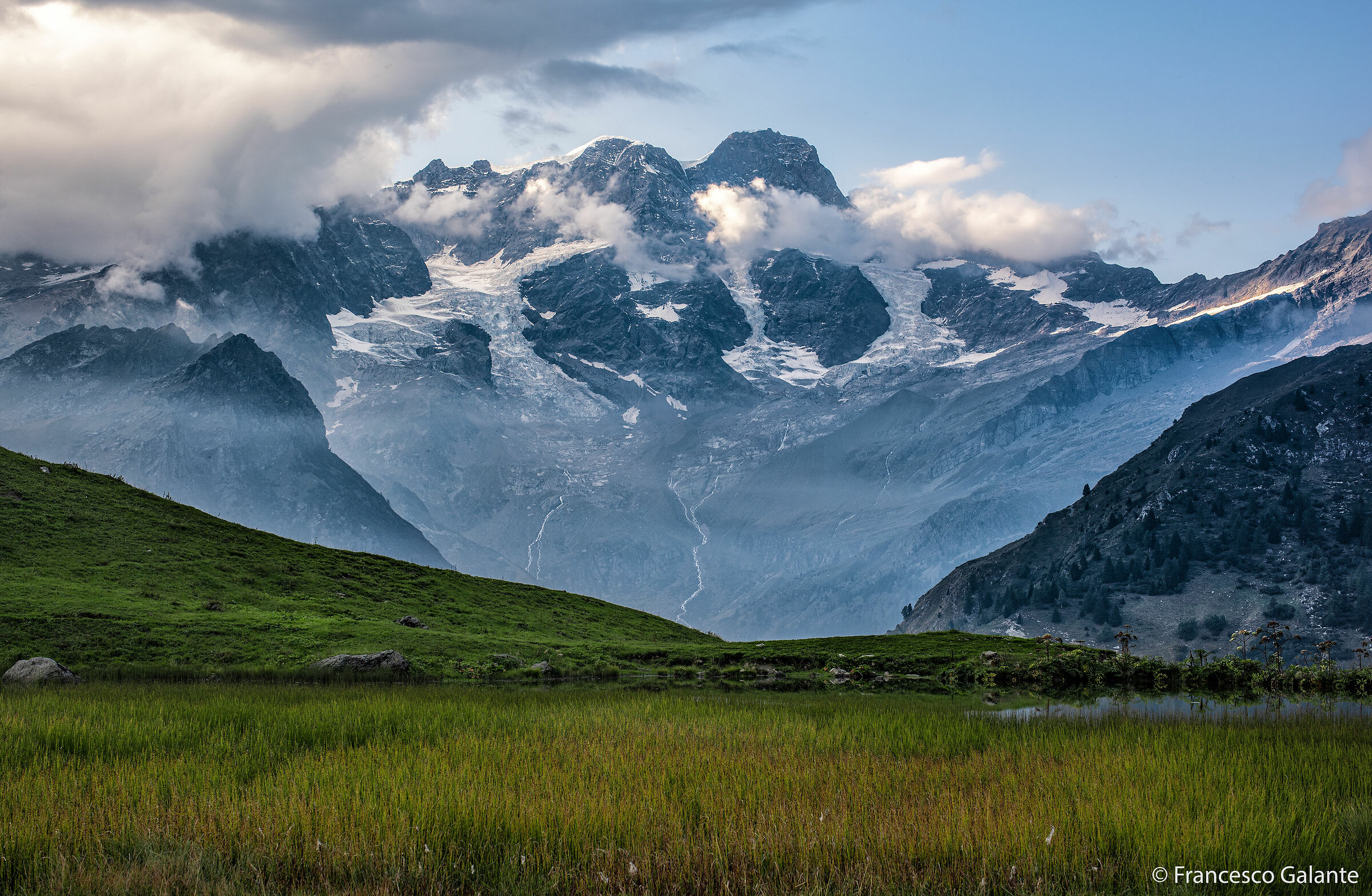 Il Monte Rosa Visto dal Alpe Campo di Alagna