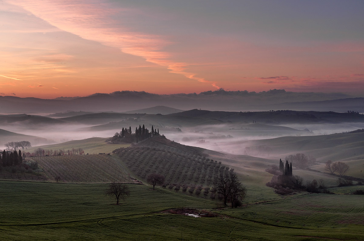 L'alba a San Quirico
