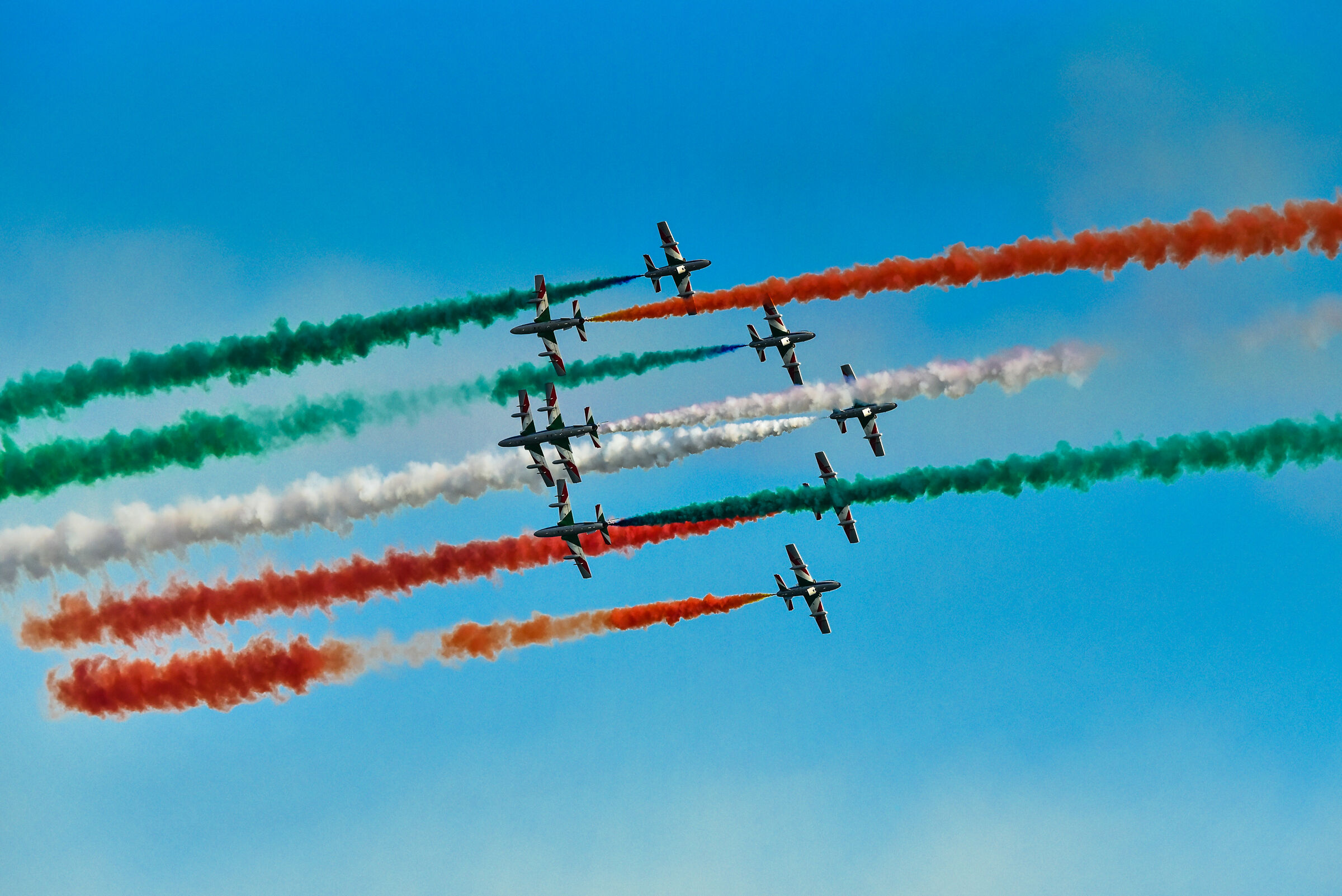 FRECCE TRICOLORI - PERICOLOSO INCROCIO