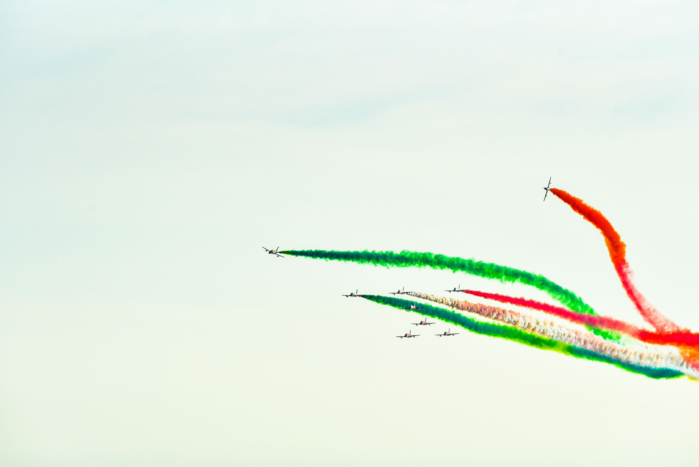 FRECCE TRICOLORI - PERICOLOSO INCROCIO