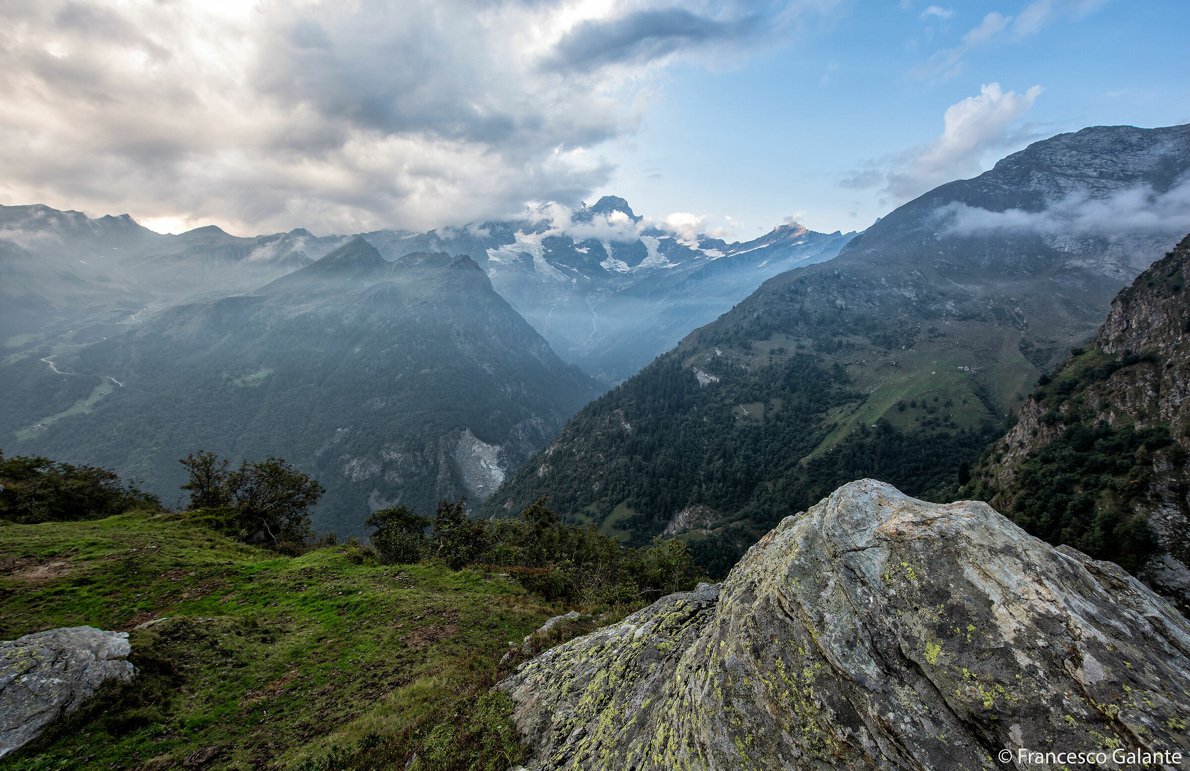 Panorama Dal Alpe Campo di Alagna