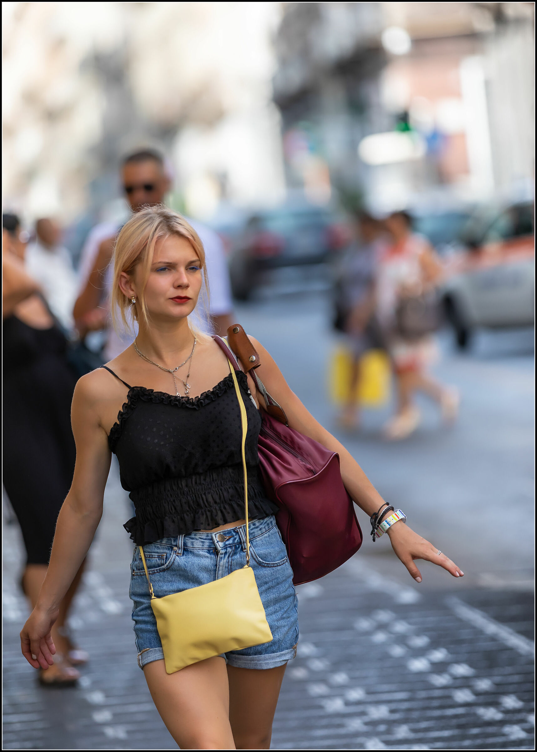 in the persis of Via Etnea