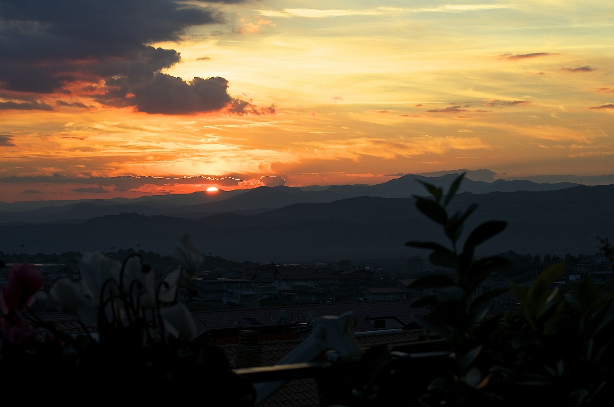 sunset from my mother's house