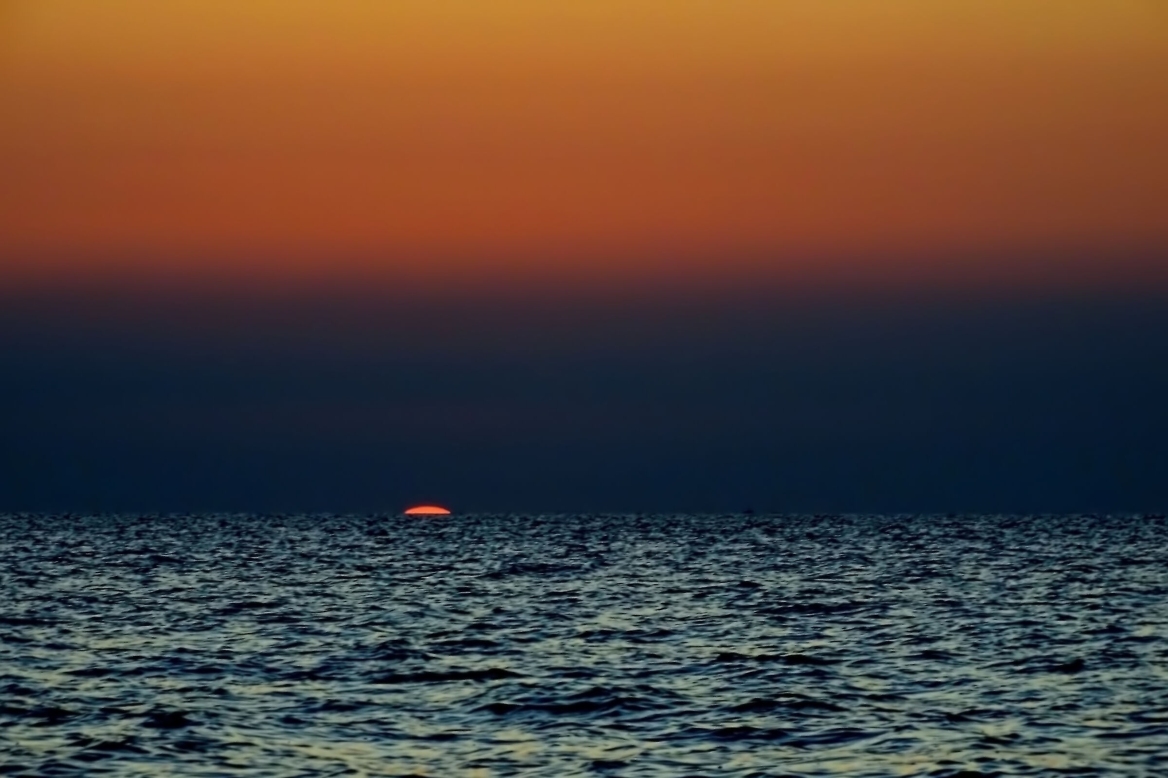 The sunset flag