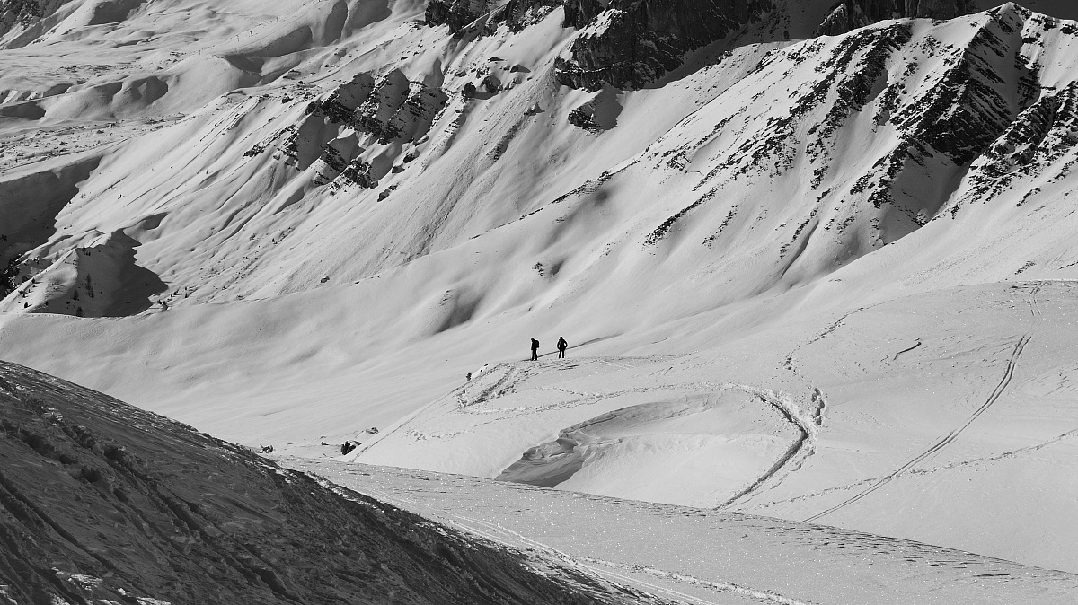 Escursionisti sulla neve 2