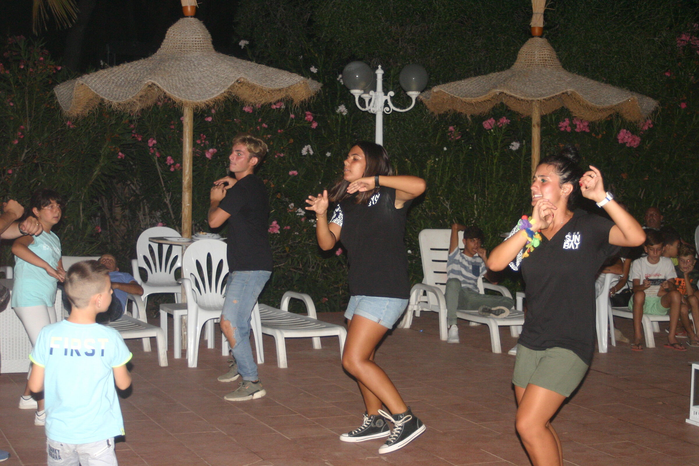 animators and lifeguards "let's get into group dances"