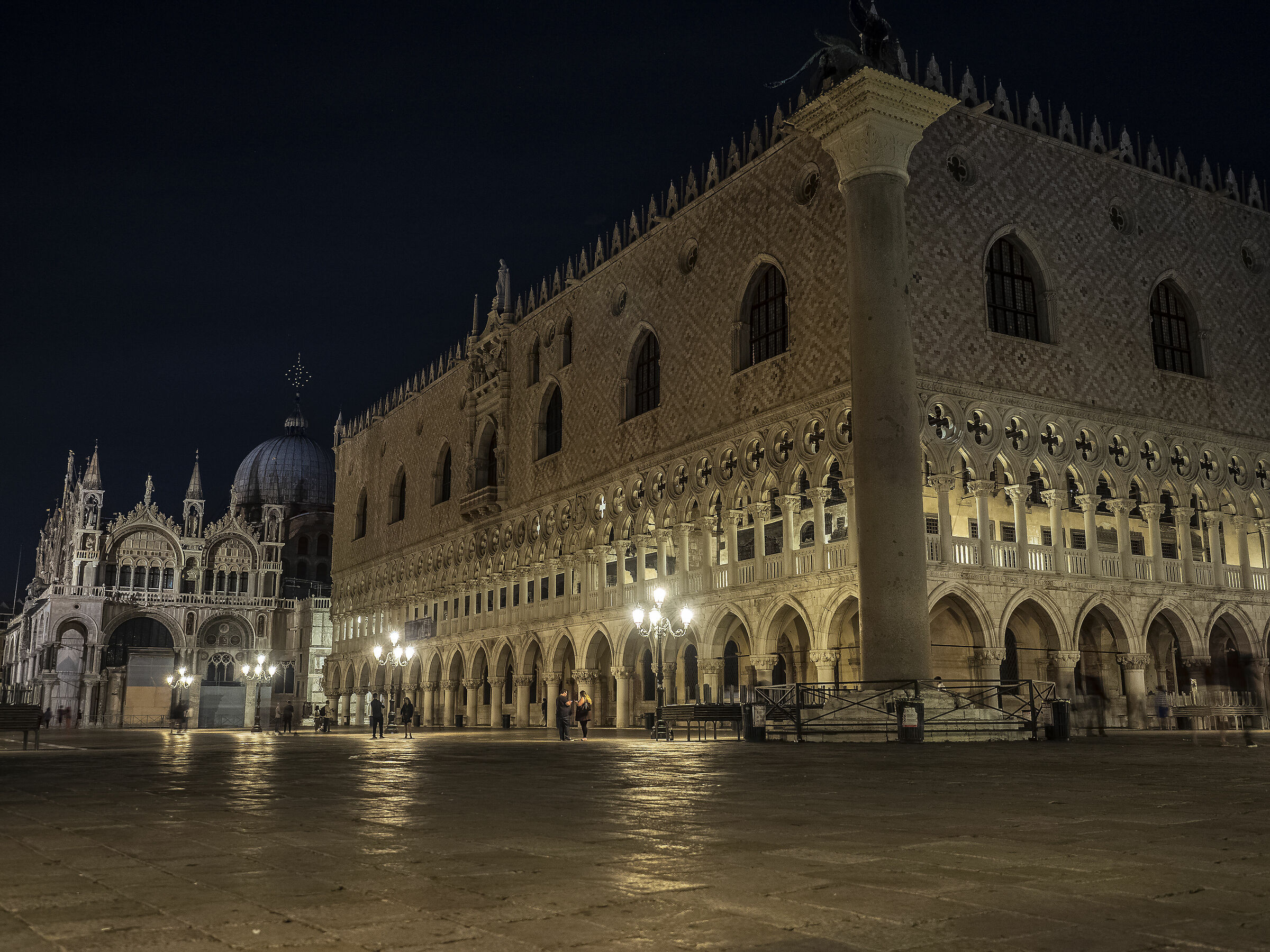 St Mark's Square by night