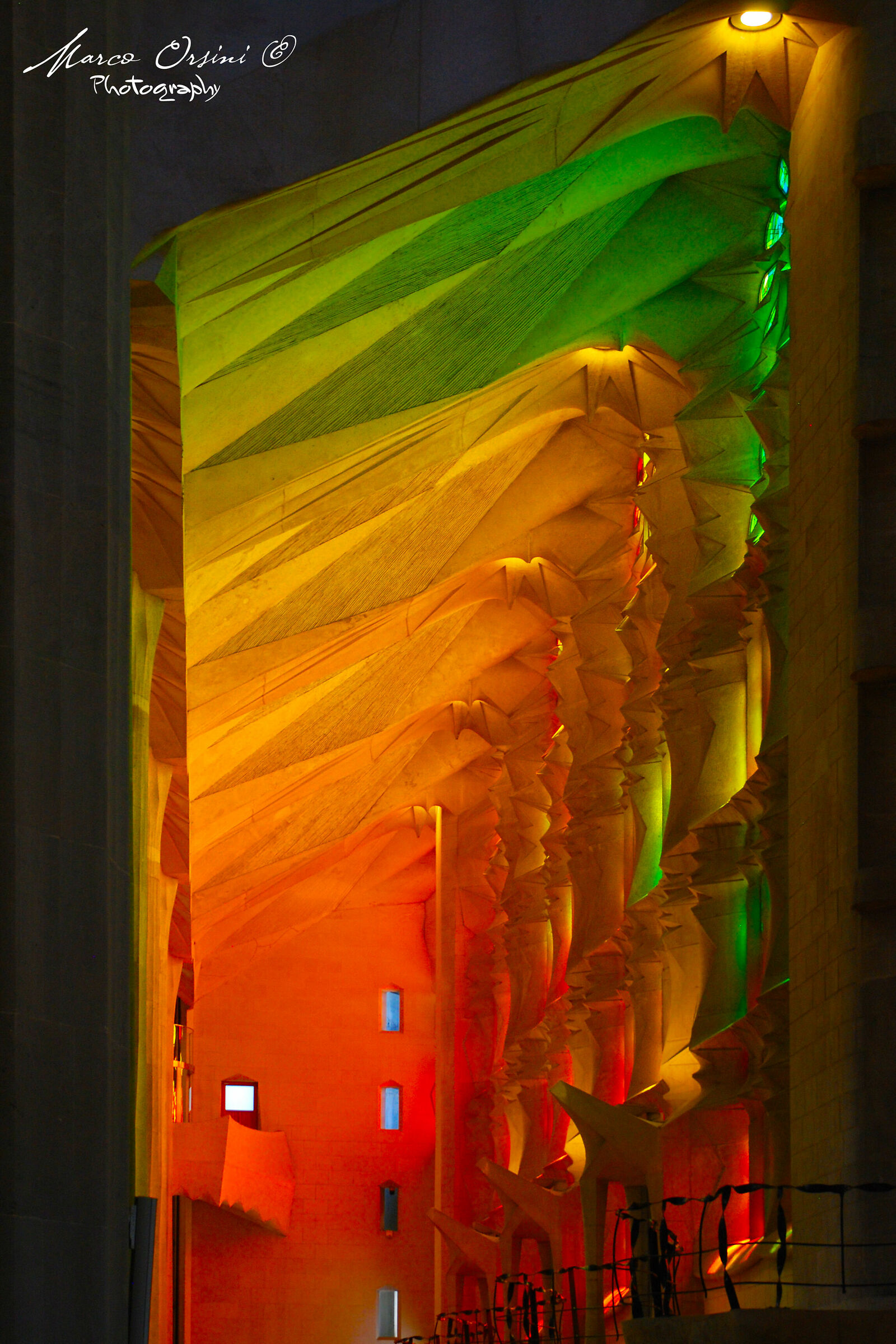 arcobaleno nella Sagrada Familia