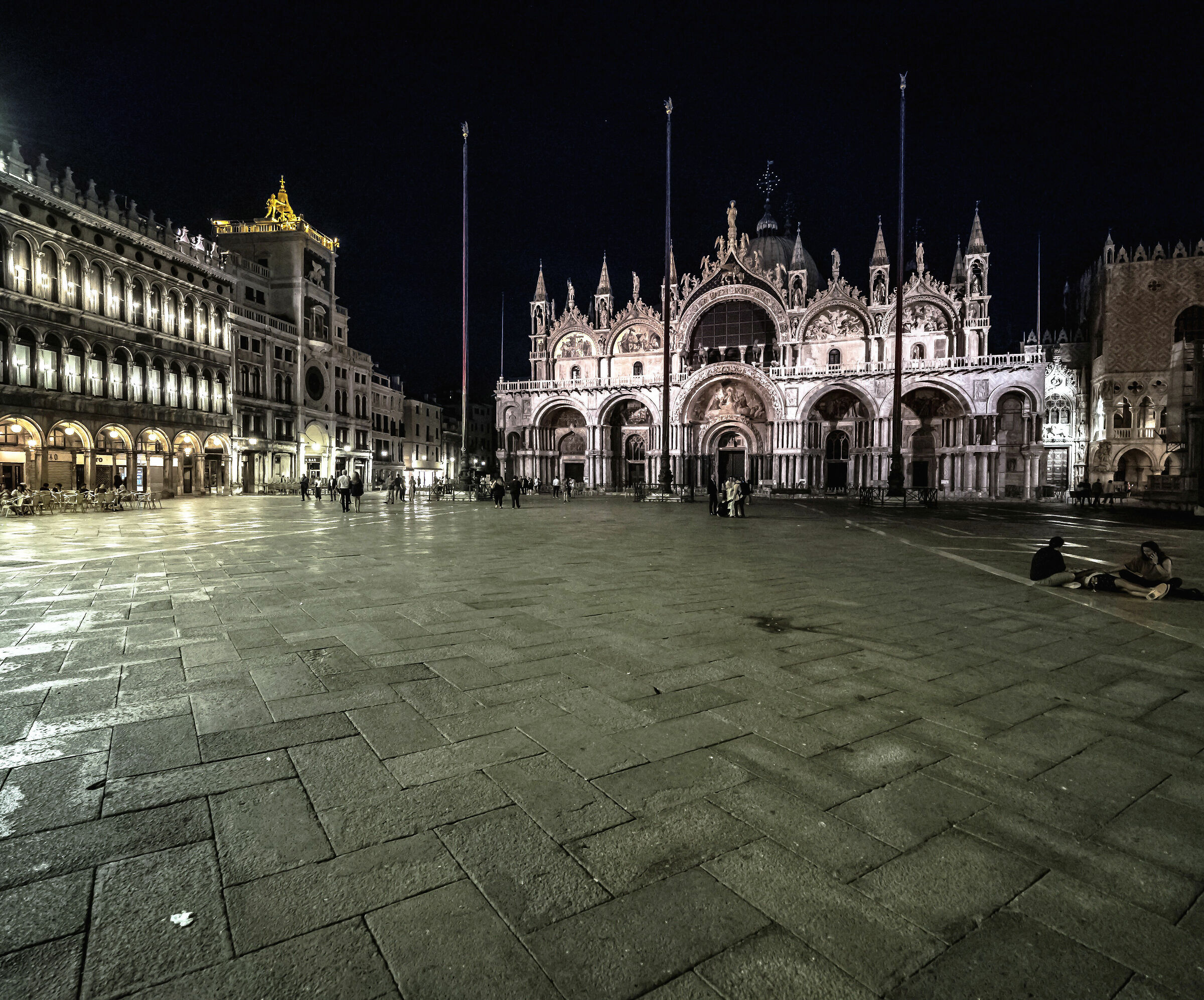 St Mark's Square by night