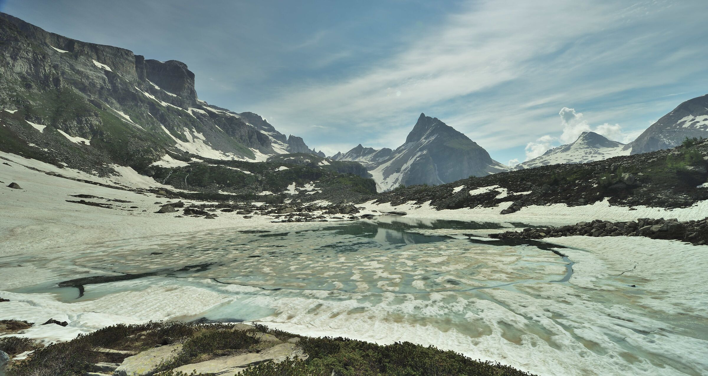 Lago Bianco Alpe Veglia m 2153