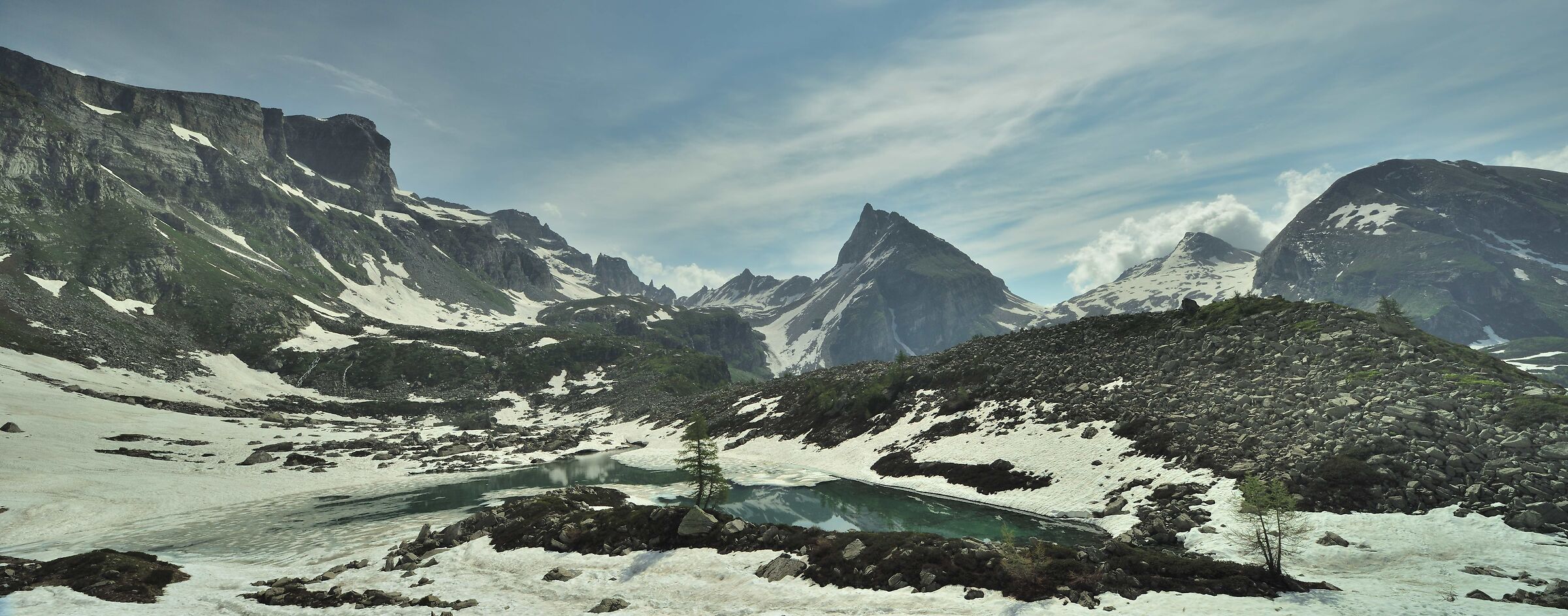 Lago Bianco Alpe Veglia m 2153