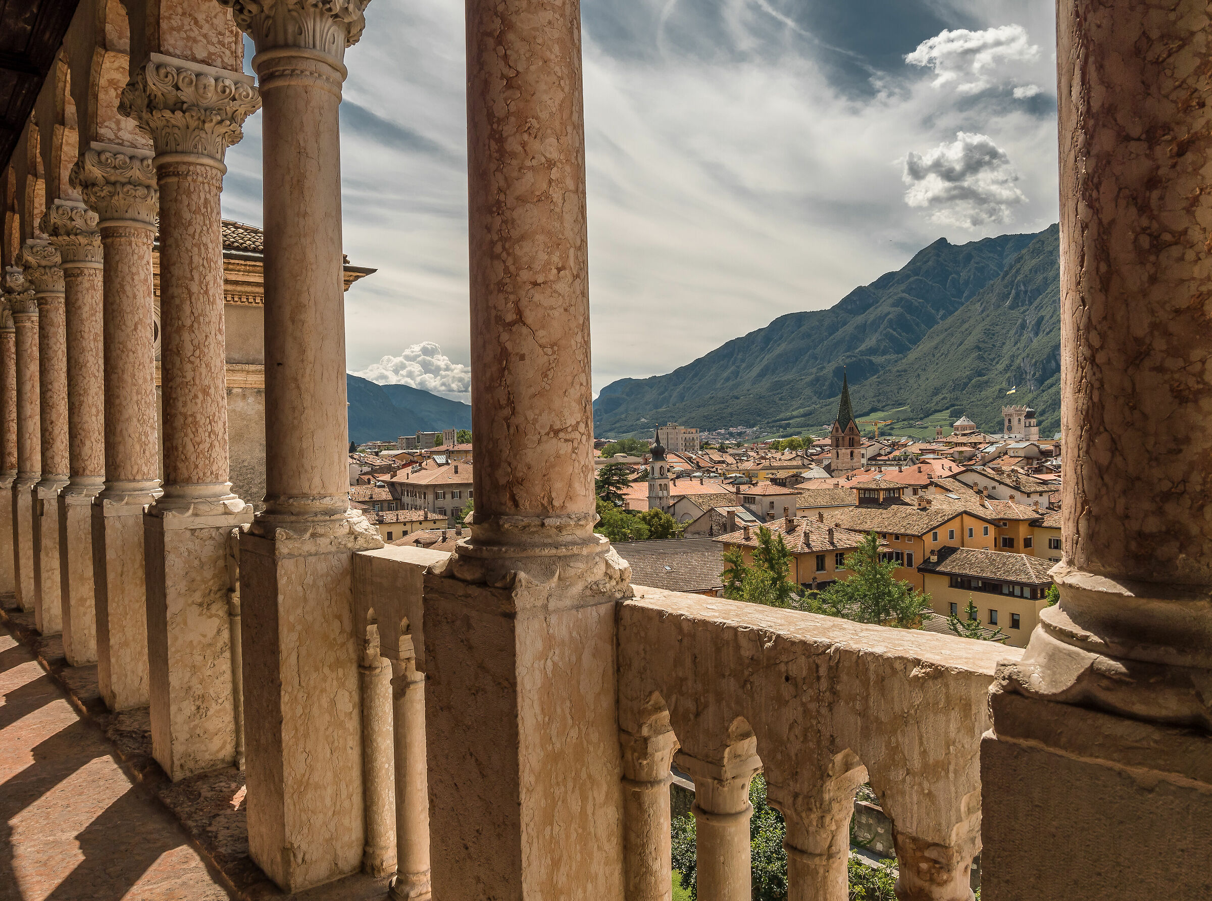 Veduta dal castello.......