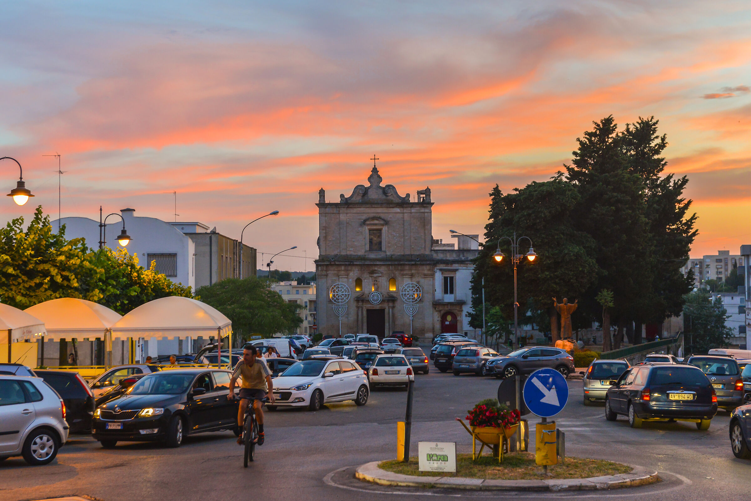 Sunset in Martina Franca